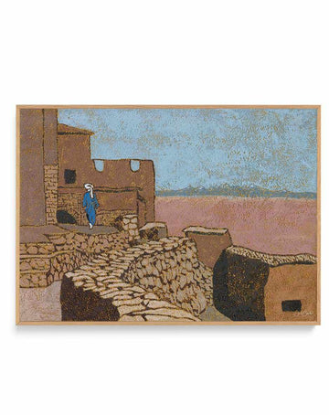 Morocco by Julie Celina | Framed Canvas Art Print from Olive et Oriel where you can shop wallpaper and artworks online