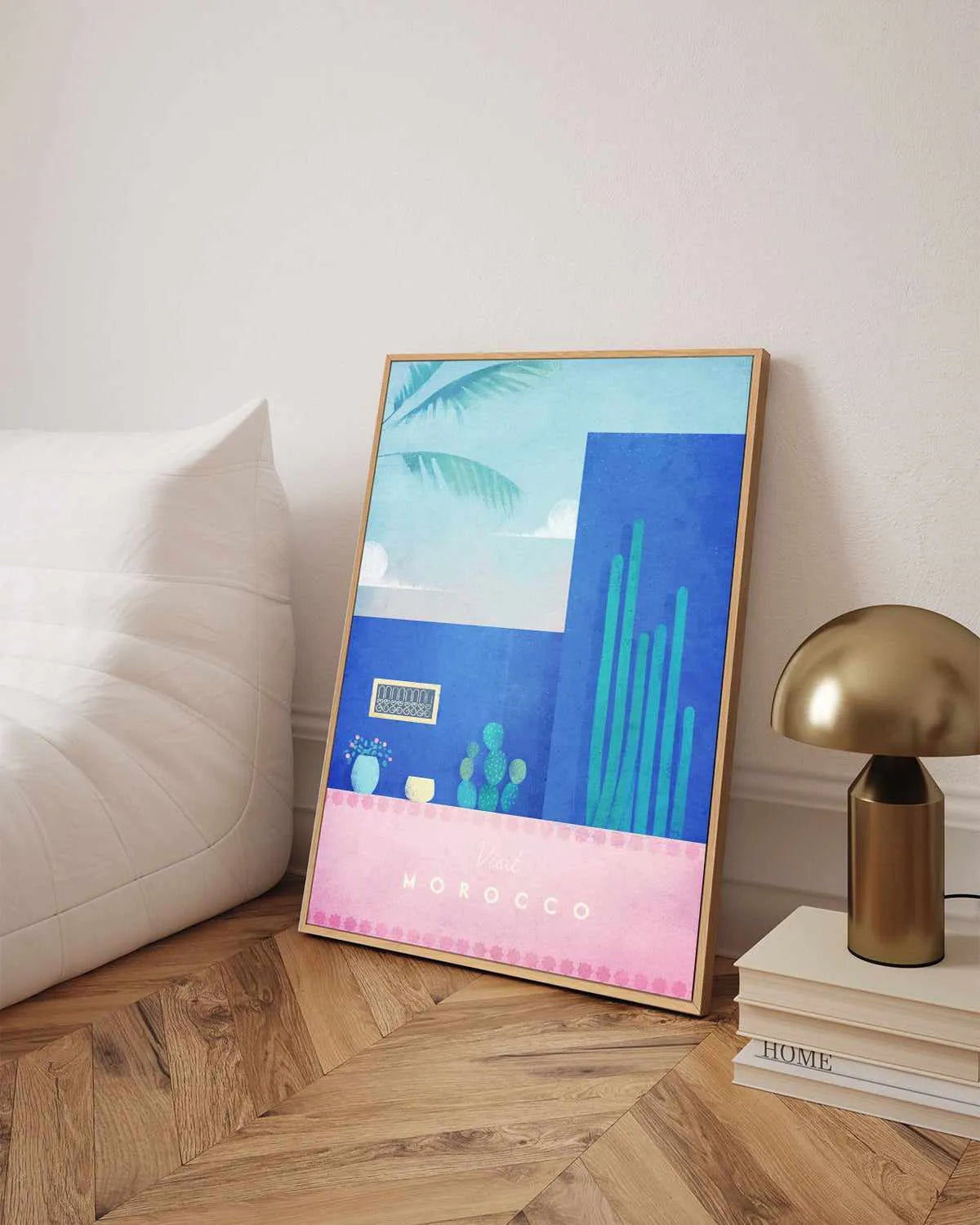 Morocco by Henry Rivers | Framed Canvas Art Print from Olive et Oriel where you can shop wallpaper and artworks online