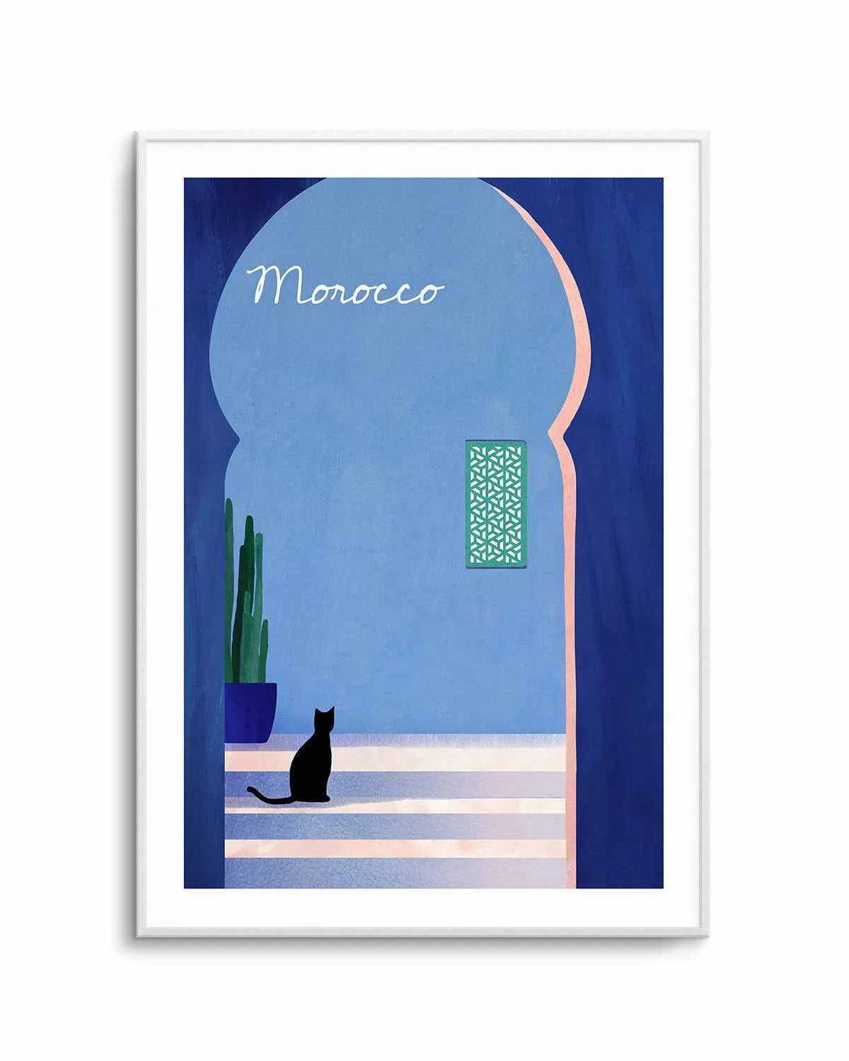 Morocco, Cat by Henry Rivers Art Print from Olive et Oriel where you can shop wallpaper and artworks online