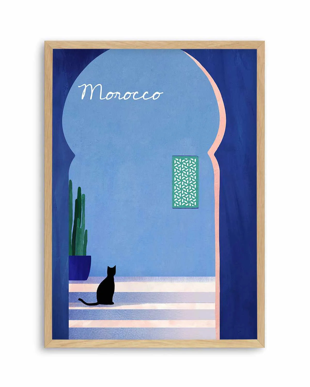 Morocco, Cat by Henry Rivers Art Print from Olive et Oriel where you can shop wallpaper and artworks online