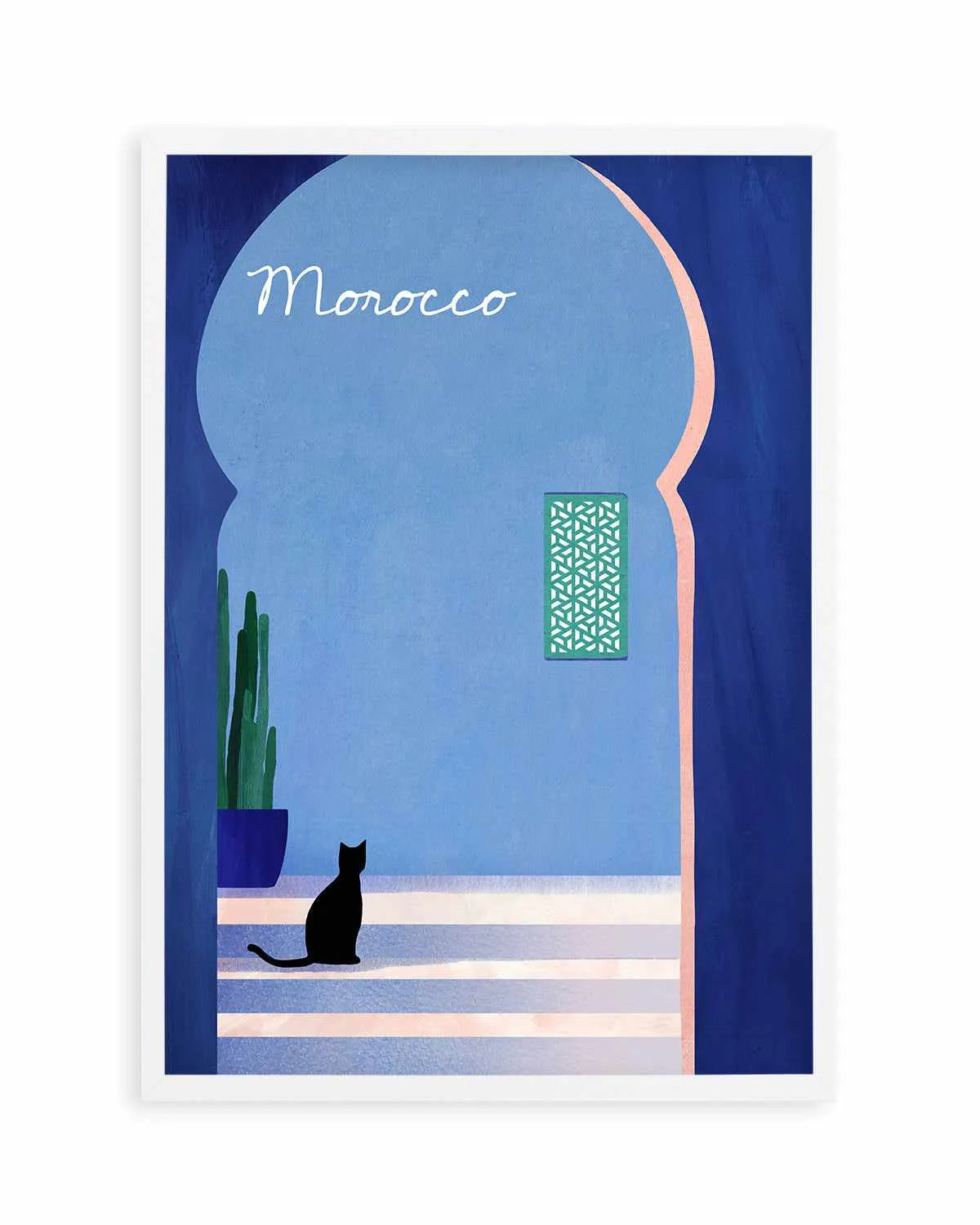 Morocco, Cat by Henry Rivers Art Print from Olive et Oriel where you can shop wallpaper and artworks online