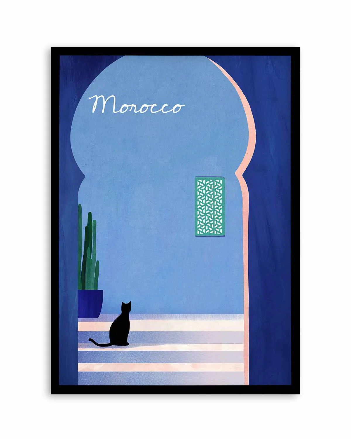 Morocco, Cat by Henry Rivers Art Print from Olive et Oriel where you can shop wallpaper and artworks online