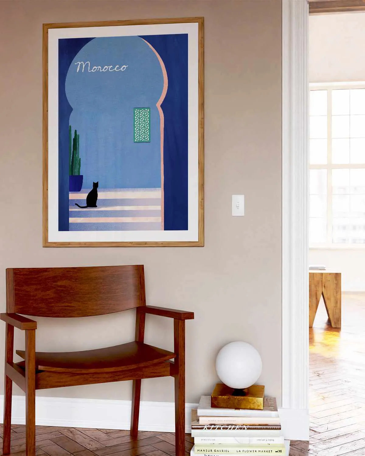 Morocco, Cat by Henry Rivers Art Print from Olive et Oriel where you can shop wallpaper and artworks online