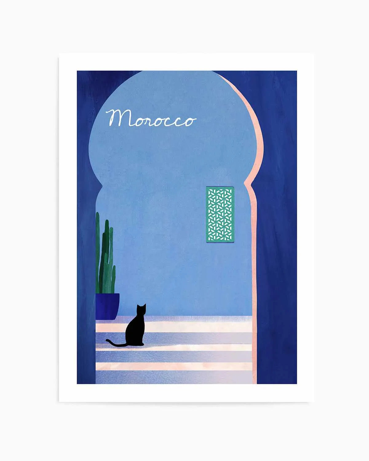 Morocco, Cat by Henry Rivers Art Print from Olive et Oriel where you can shop wallpaper and artworks online