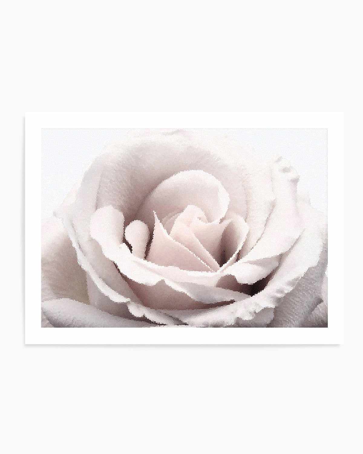 Mosaic Rose Art Print