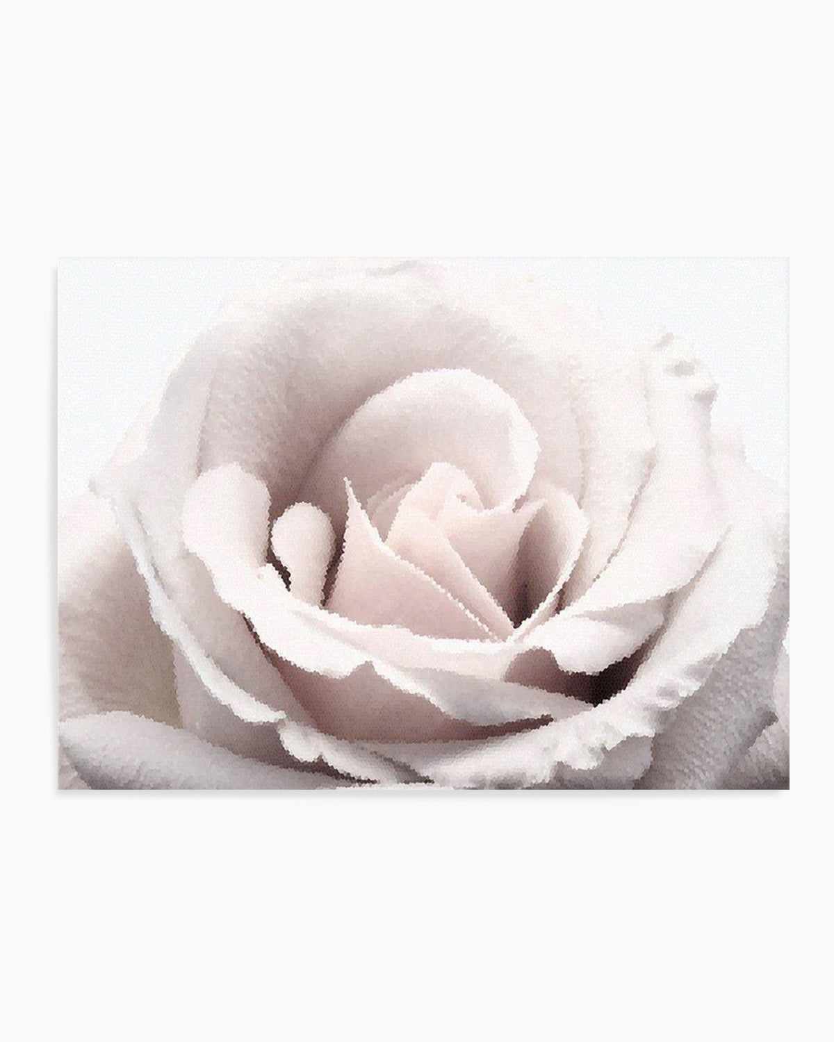 Mosaic Rose Art Print