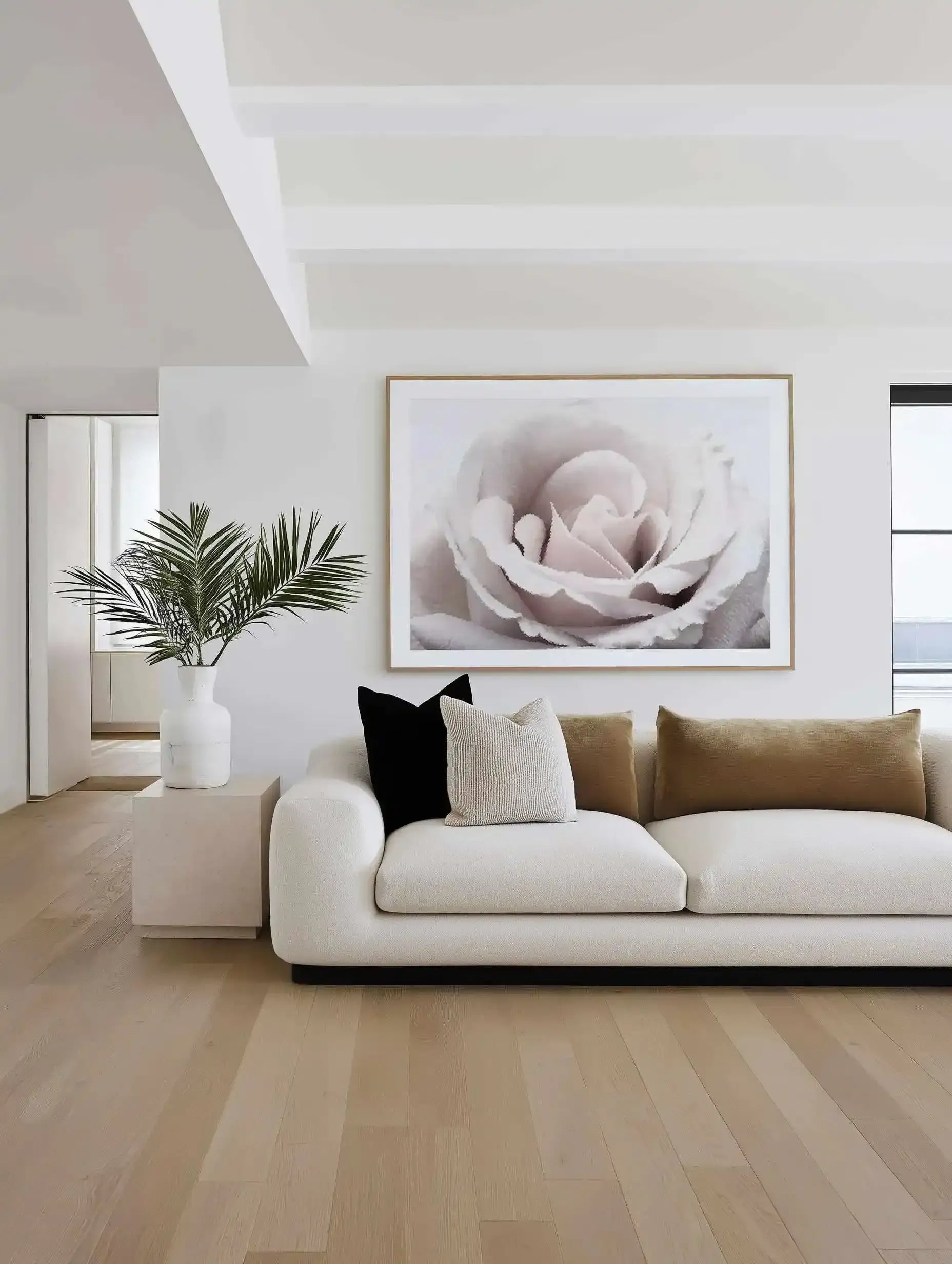 Mosaic Rose Art Print from Olive et Oriel where you can shop wallpaper and artworks online