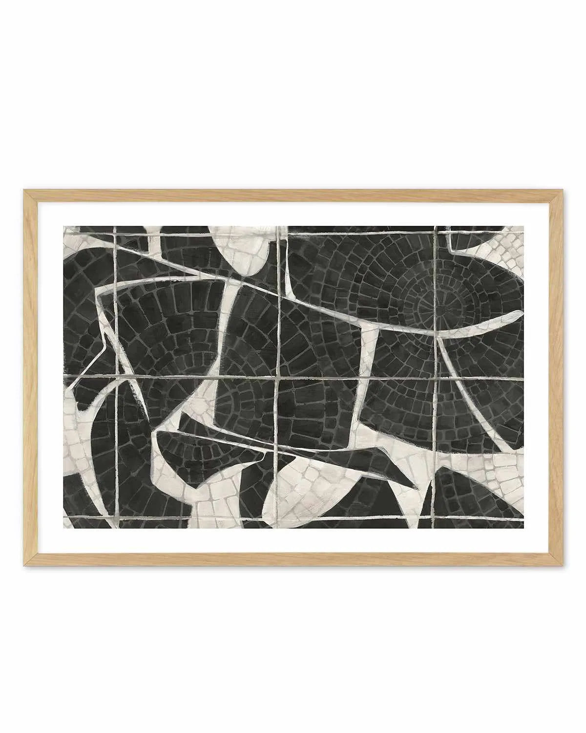Mosaic Tiles Art Print from Olive et Oriel where you can shop wallpaper and artworks online