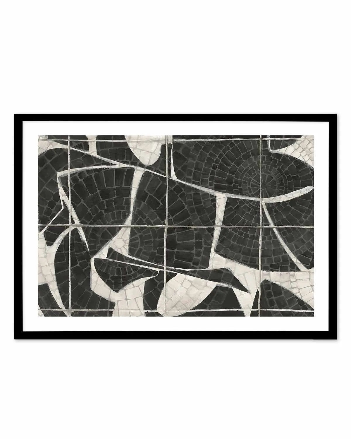 Mosaic Tiles Art Print from Olive et Oriel where you can shop wallpaper and artworks online