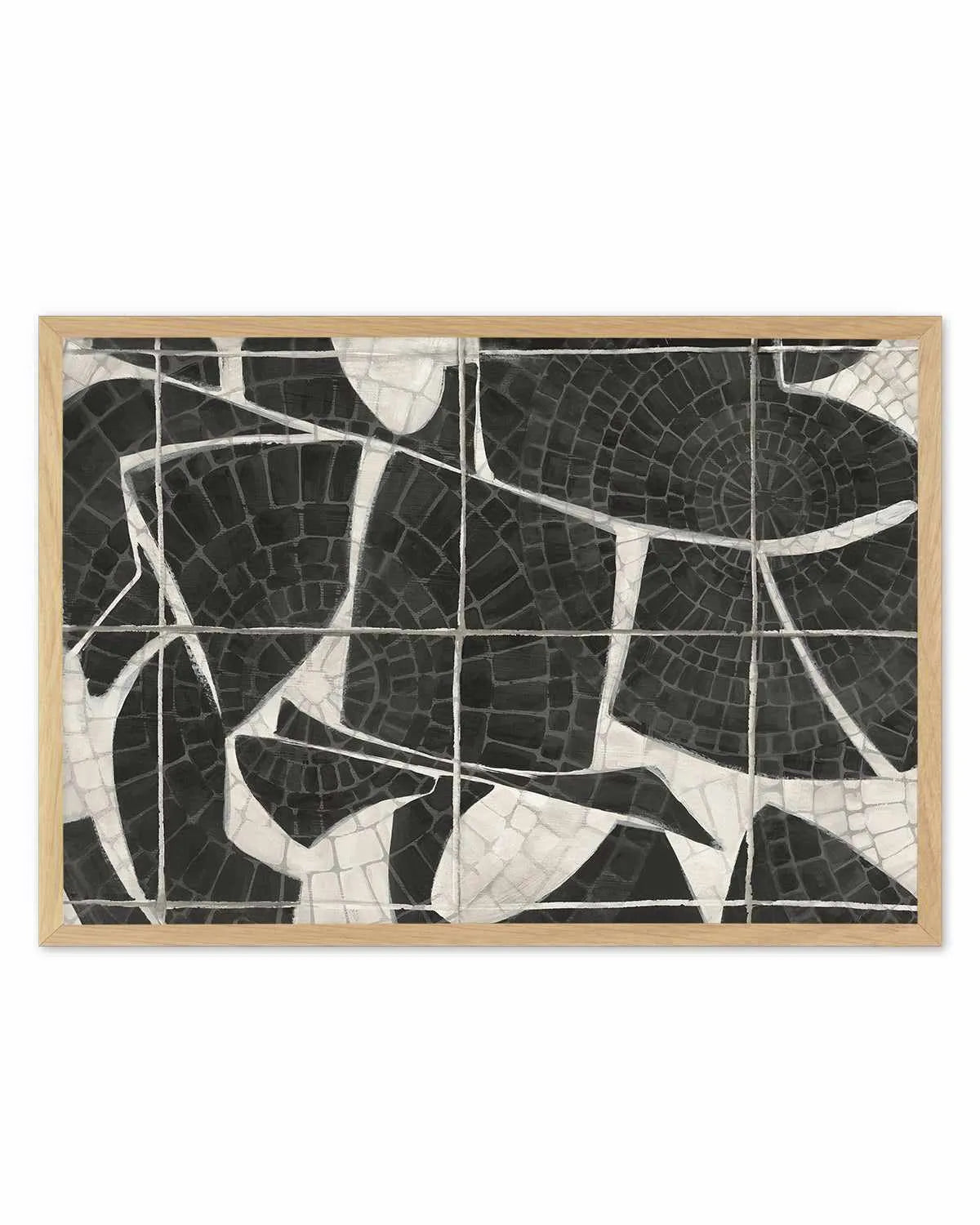 Mosaic Tiles Art Print from Olive et Oriel where you can shop wallpaper and artworks online