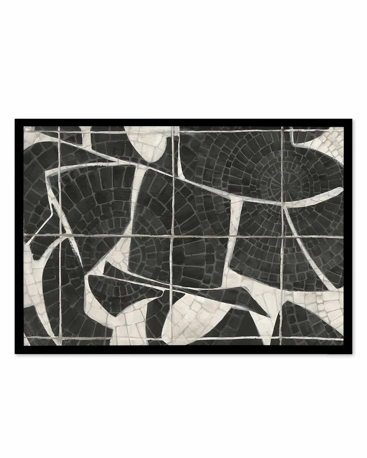 Mosaic Tiles Art Print from Olive et Oriel where you can shop wallpaper and artworks online