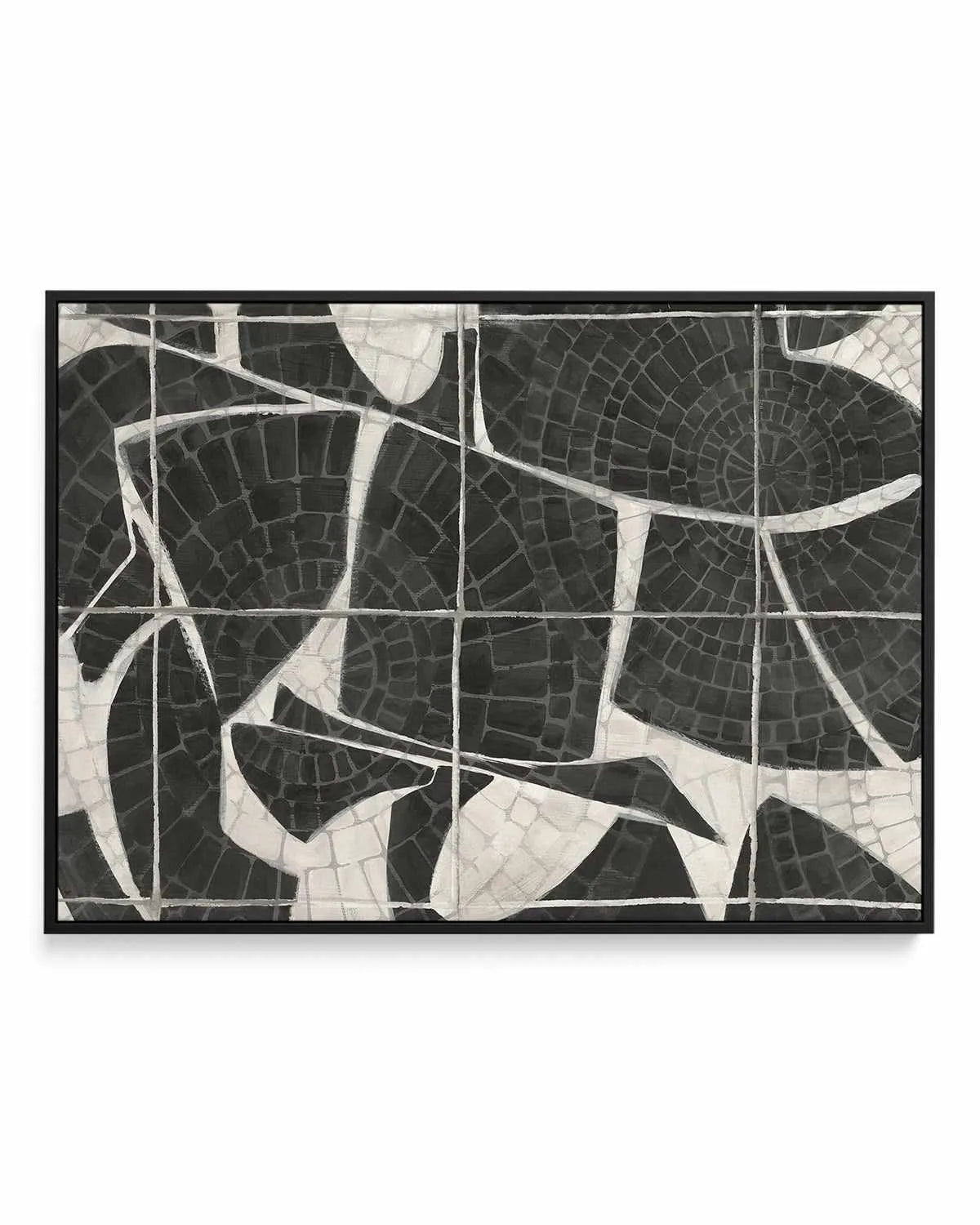 Mosaic Tiles | Framed Canvas Art Print from Olive et Oriel where you can shop wallpaper and artworks online