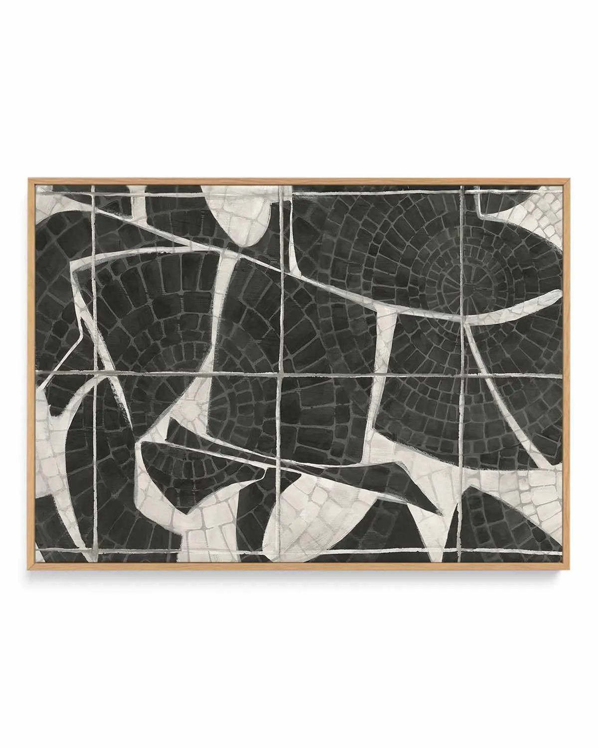 Mosaic Tiles | Framed Canvas Art Print from Olive et Oriel where you can shop wallpaper and artworks online
