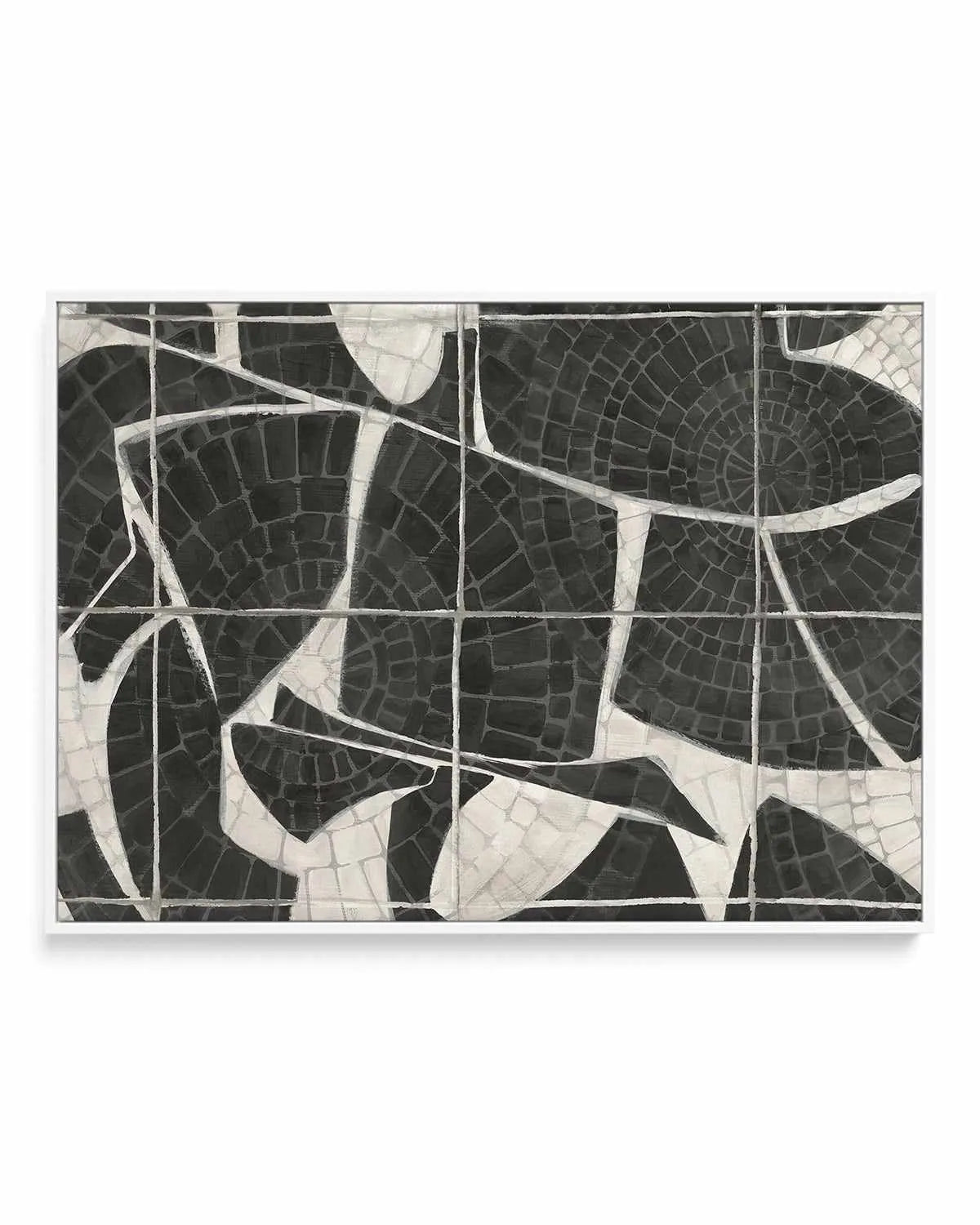 Mosaic Tiles | Framed Canvas Art Print from Olive et Oriel where you can shop wallpaper and artworks online