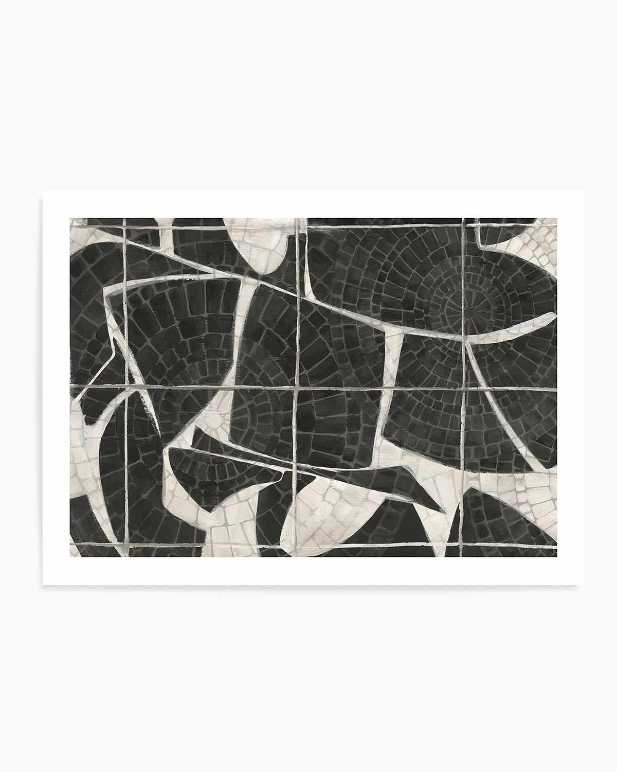 Mosaic Tiles Art Print