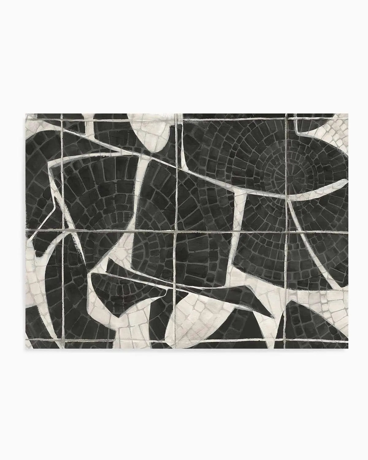 Mosaic Tiles Art Print from Olive et Oriel where you can shop wallpaper and artworks online