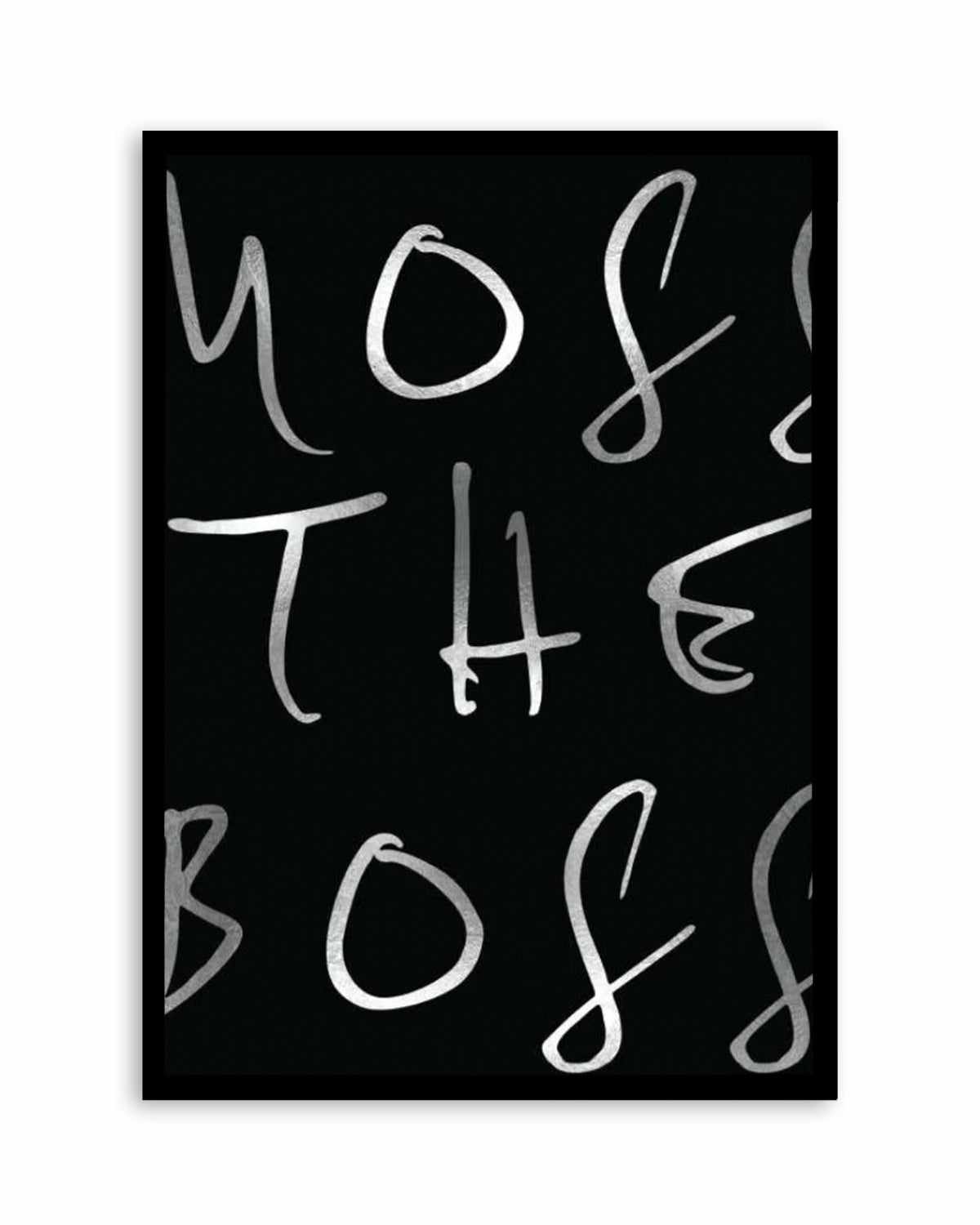 Moss The Boss Art Print