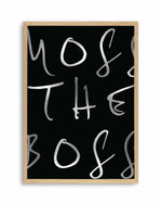 Moss The Boss Art Print