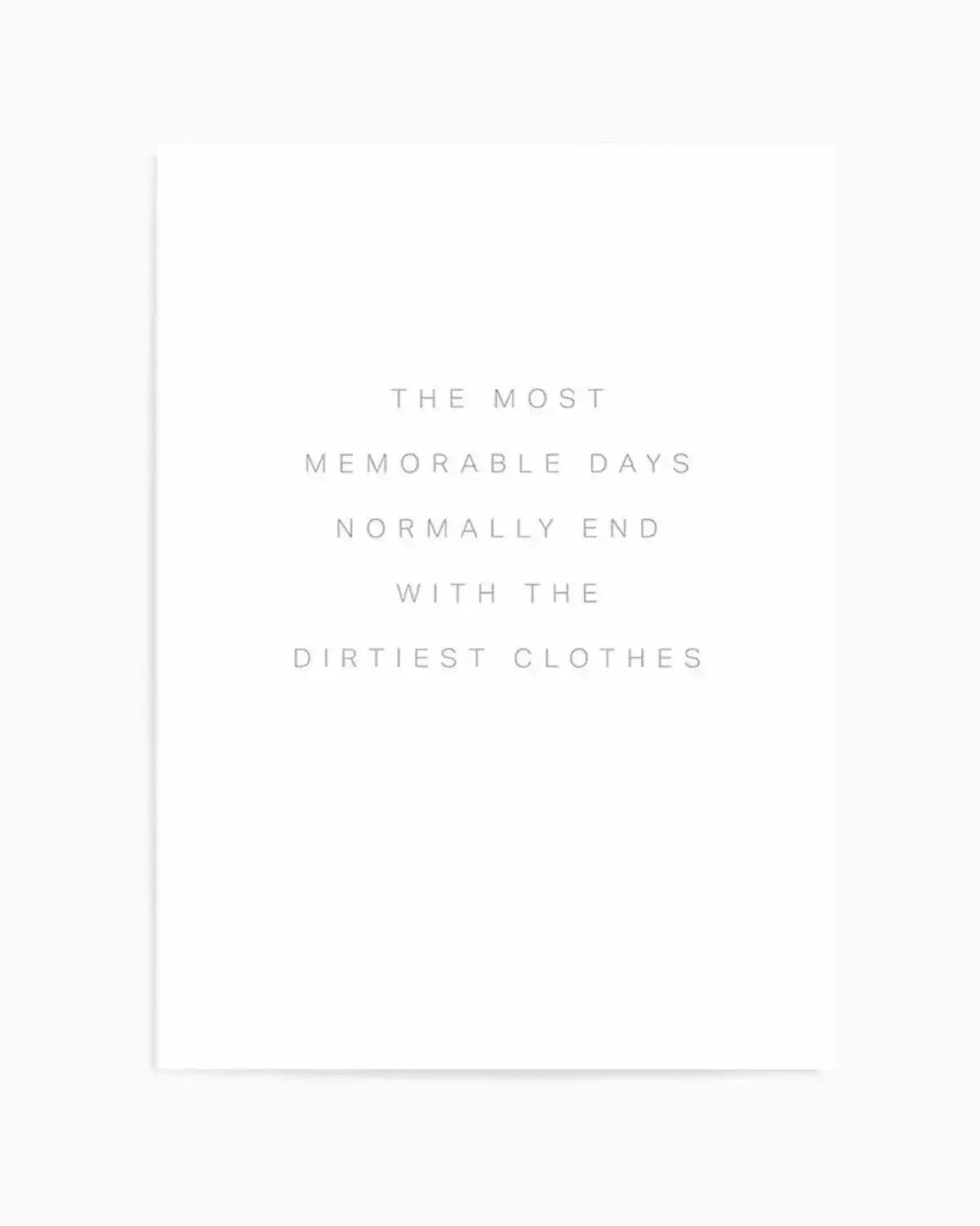 Most Memorable Days Art Print from Olive et Oriel where you can shop wallpaper and artworks online