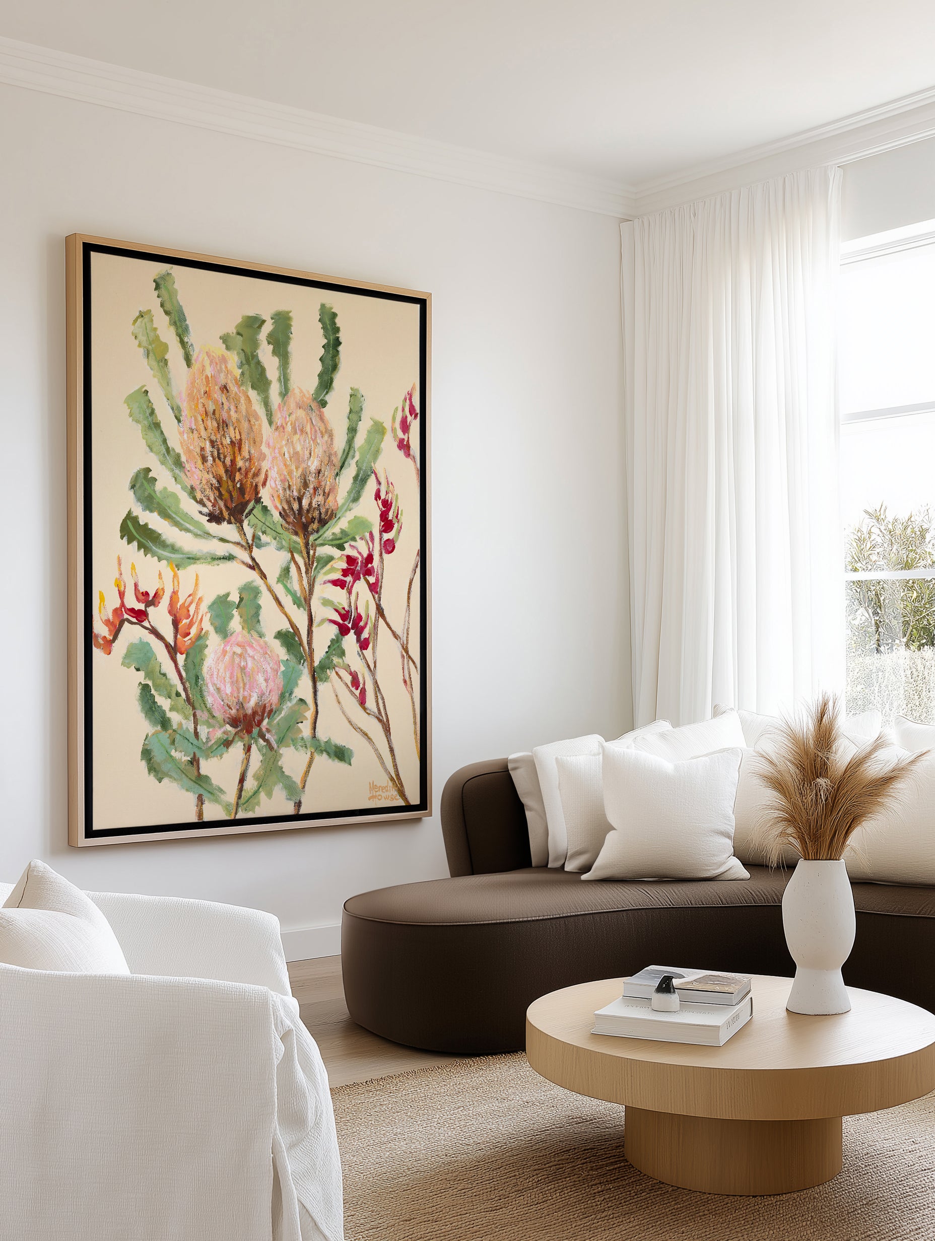 Mother Nature by Meredith Howse | Framed Canvas Art Print