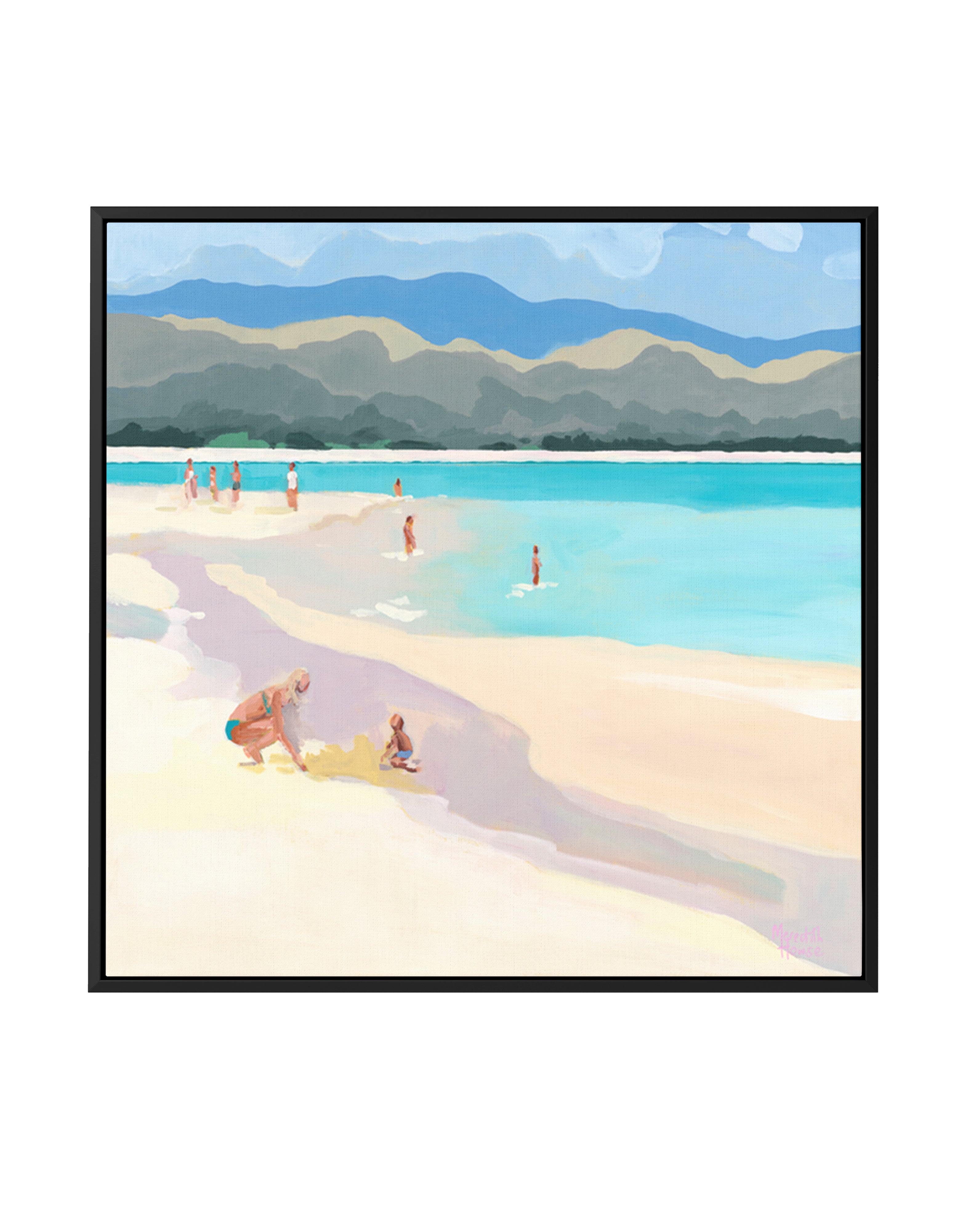 Mother & Child by Meredith Howse | Framed Canvas Art Print