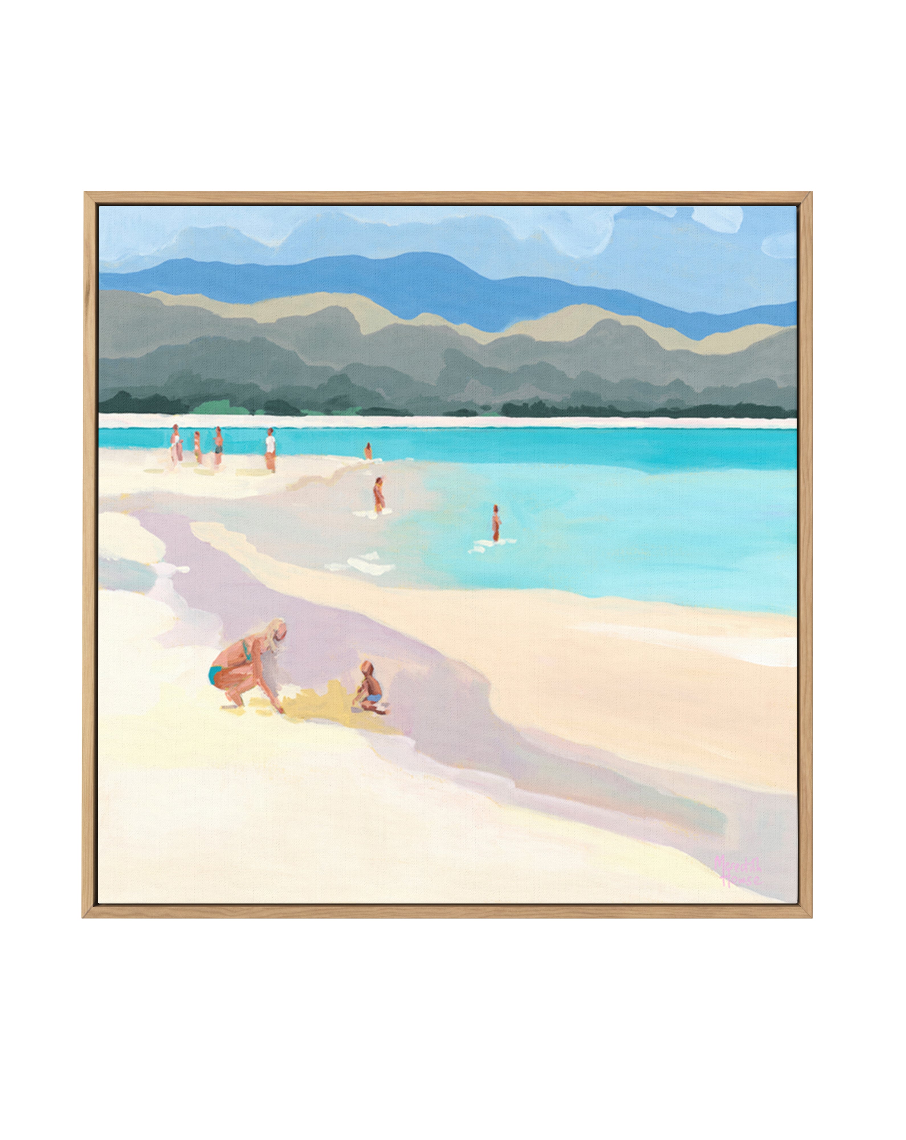 Mother & Child by Meredith Howse | Framed Canvas Art Print