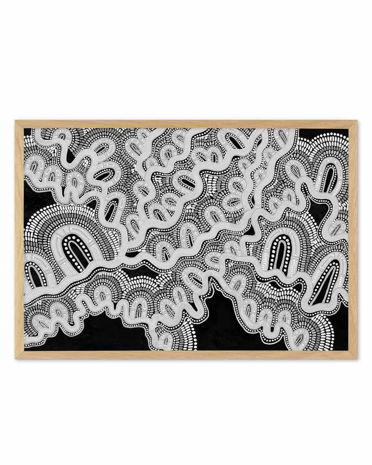 Mother is Earth | Monotone by Leah Cummins Art Print from Olive et Oriel where you can shop wallpaper and artworks online