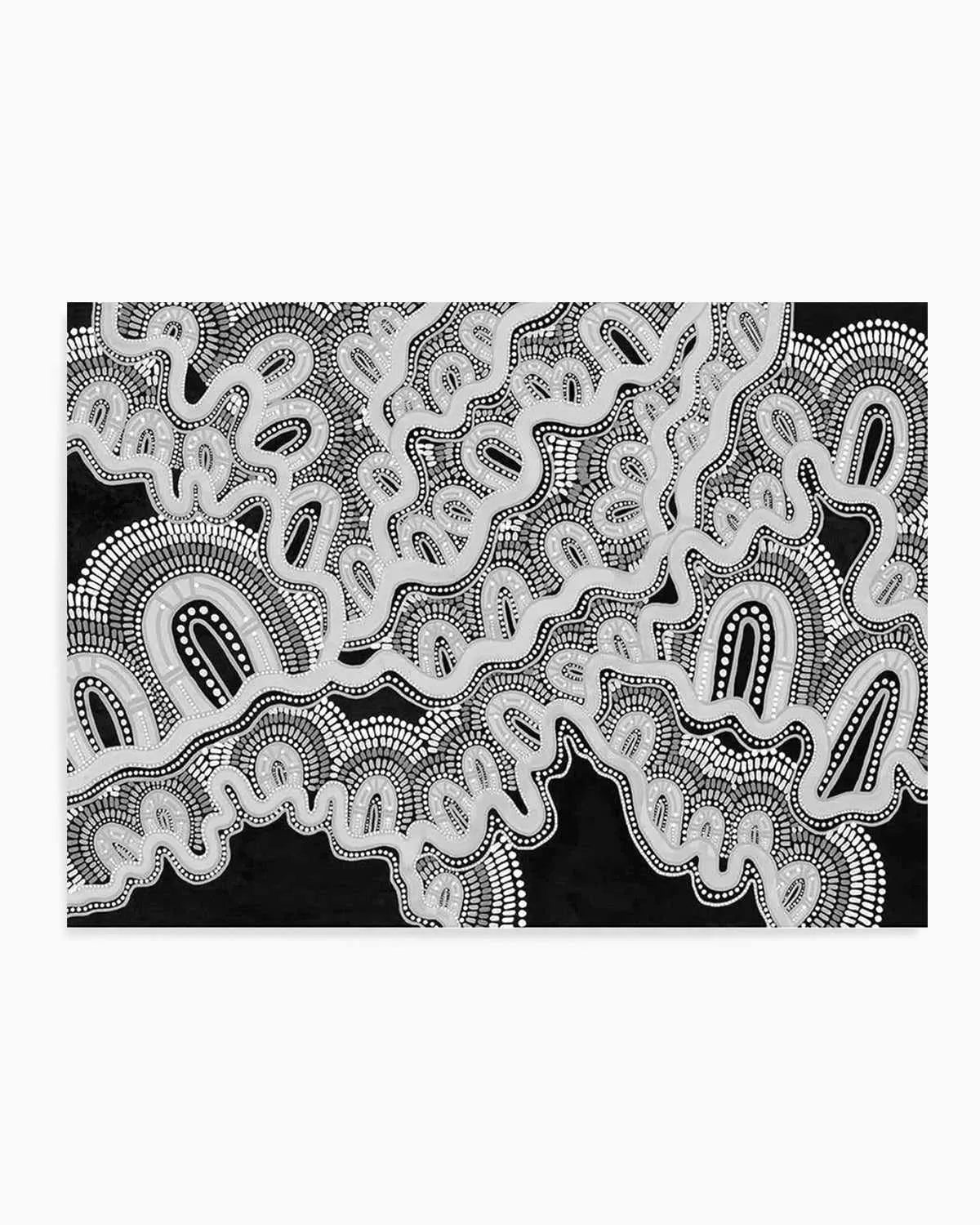 Mother is Earth | Monotone by Leah Cummins Art Print from Olive et Oriel where you can shop wallpaper and artworks online