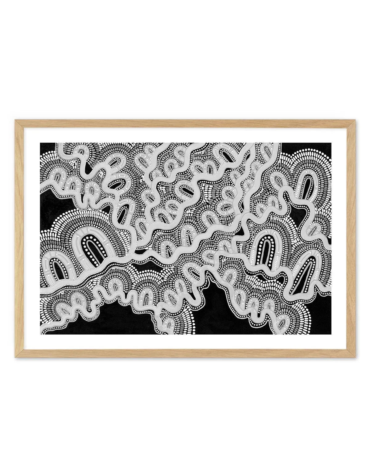 Mother is Earth | Monotone by Leah Cummins Art Print from Olive et Oriel where you can shop wallpaper and artworks online