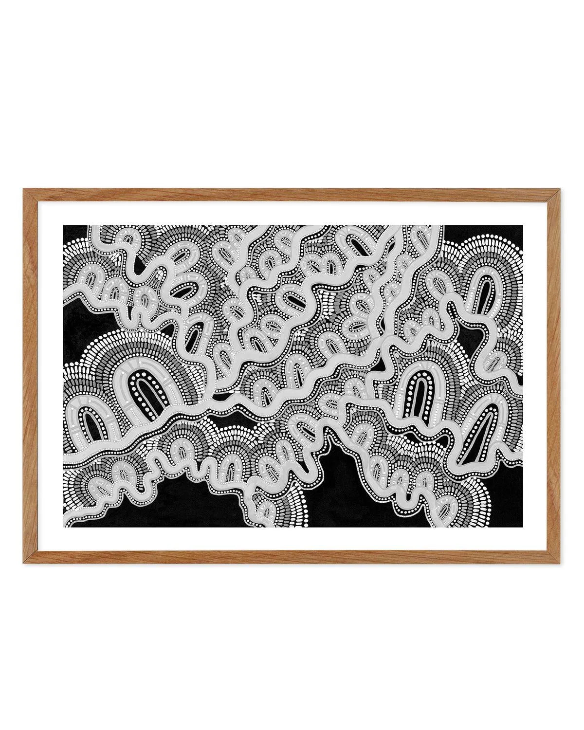 Mother is Earth | Monotone by Leah Cummins Art Print from Olive et Oriel where you can shop wallpaper and artworks online