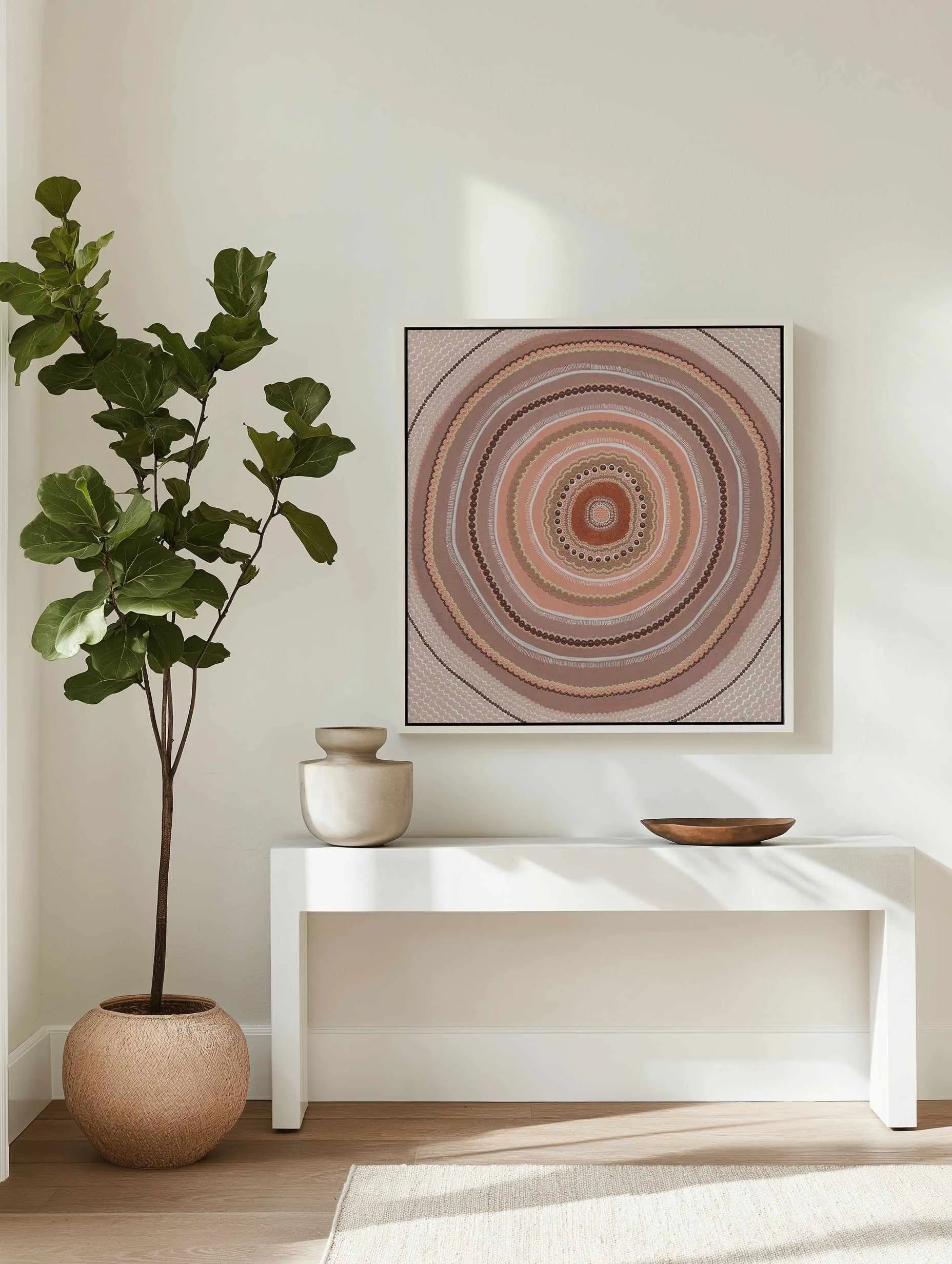 Mothers Love by Karissa Undy | Framed Canvas Art Print from Olive et Oriel where you can shop wallpaper and artworks online