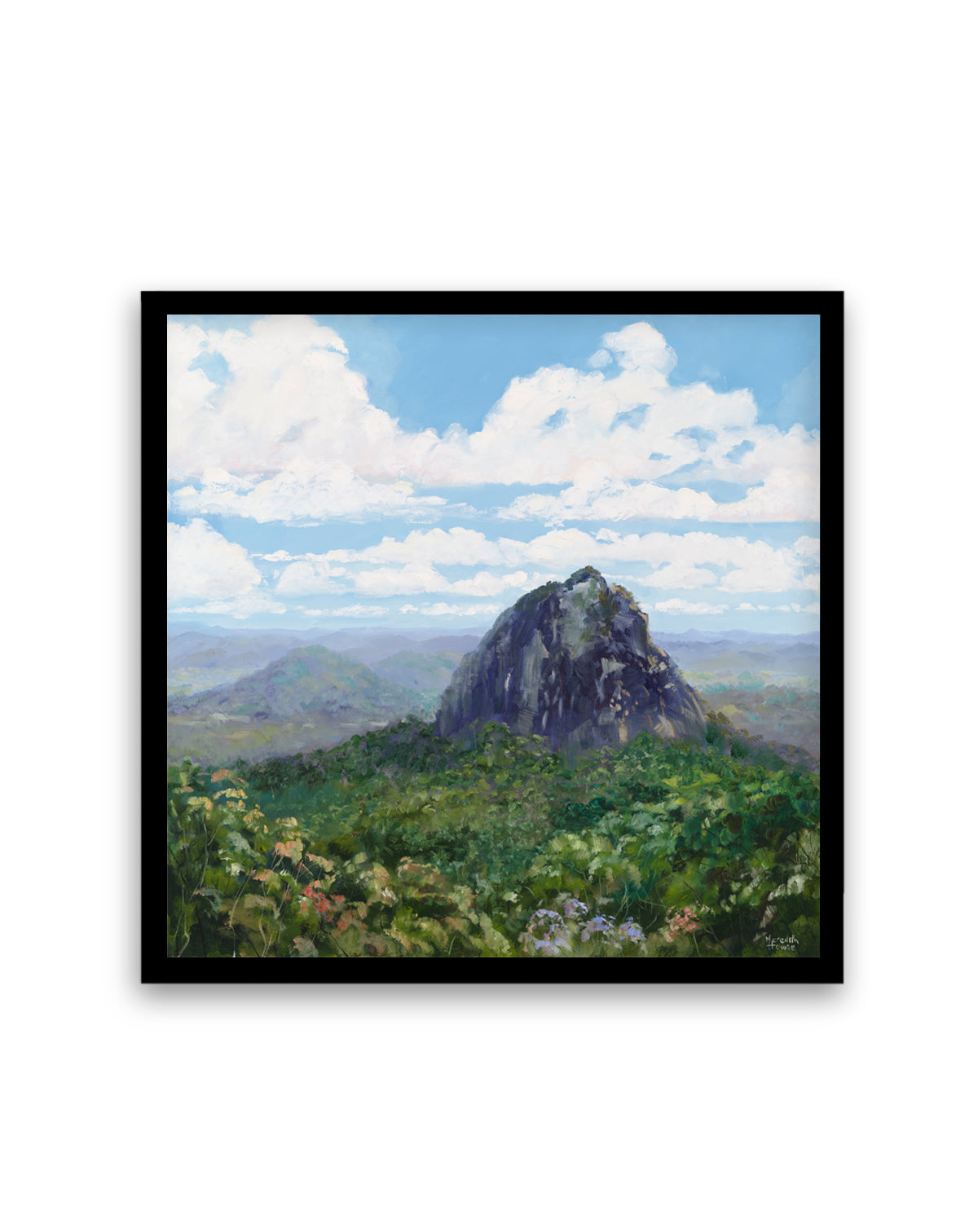 Mount Tibrogargan by Meredith Howse | Art Print