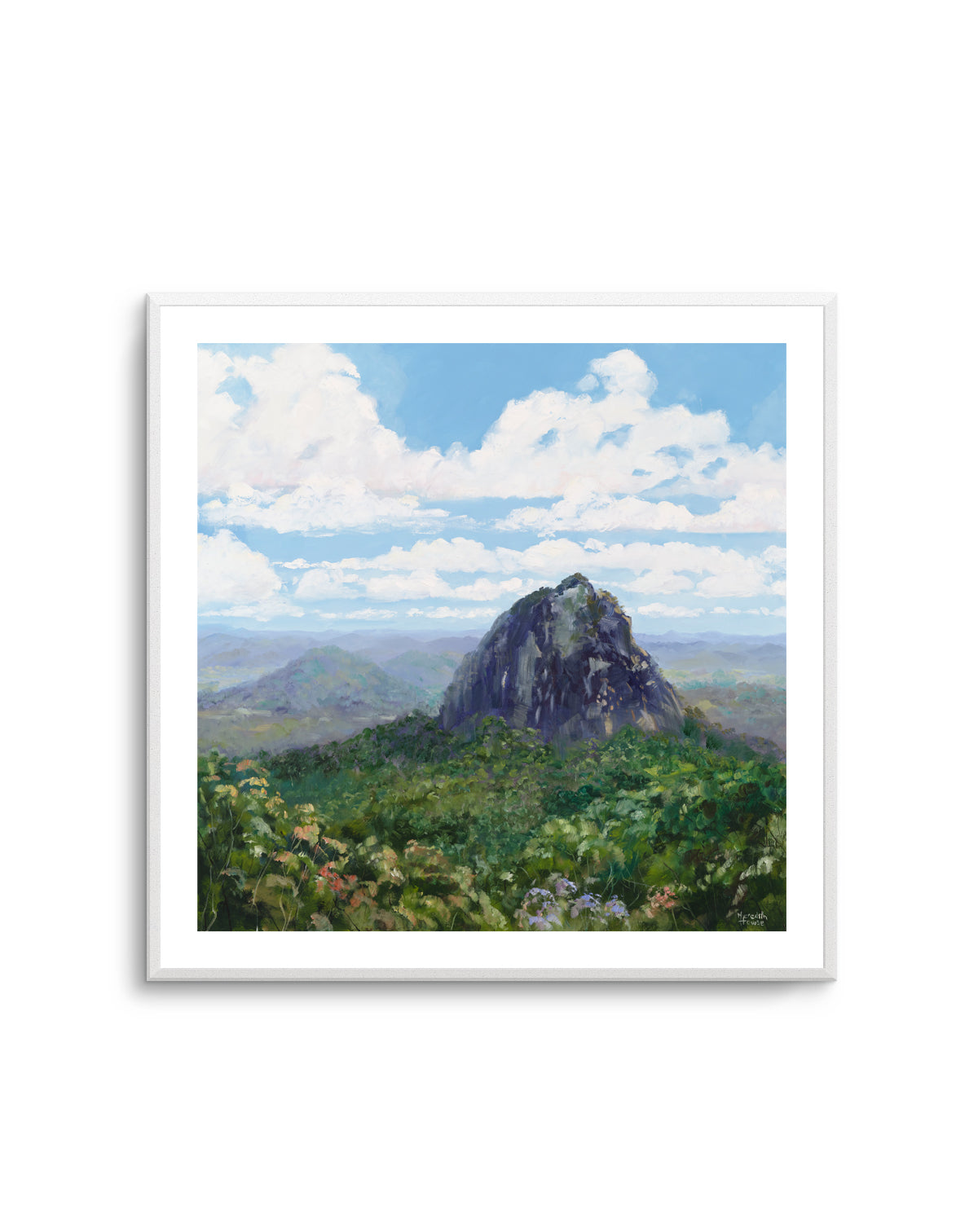 Mount Tibrogargan by Meredith Howse | Art Print