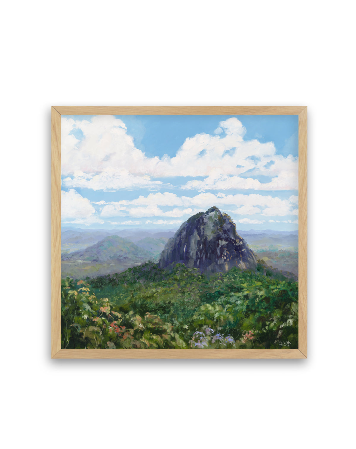 Mount Tibrogargan by Meredith Howse | Art Print