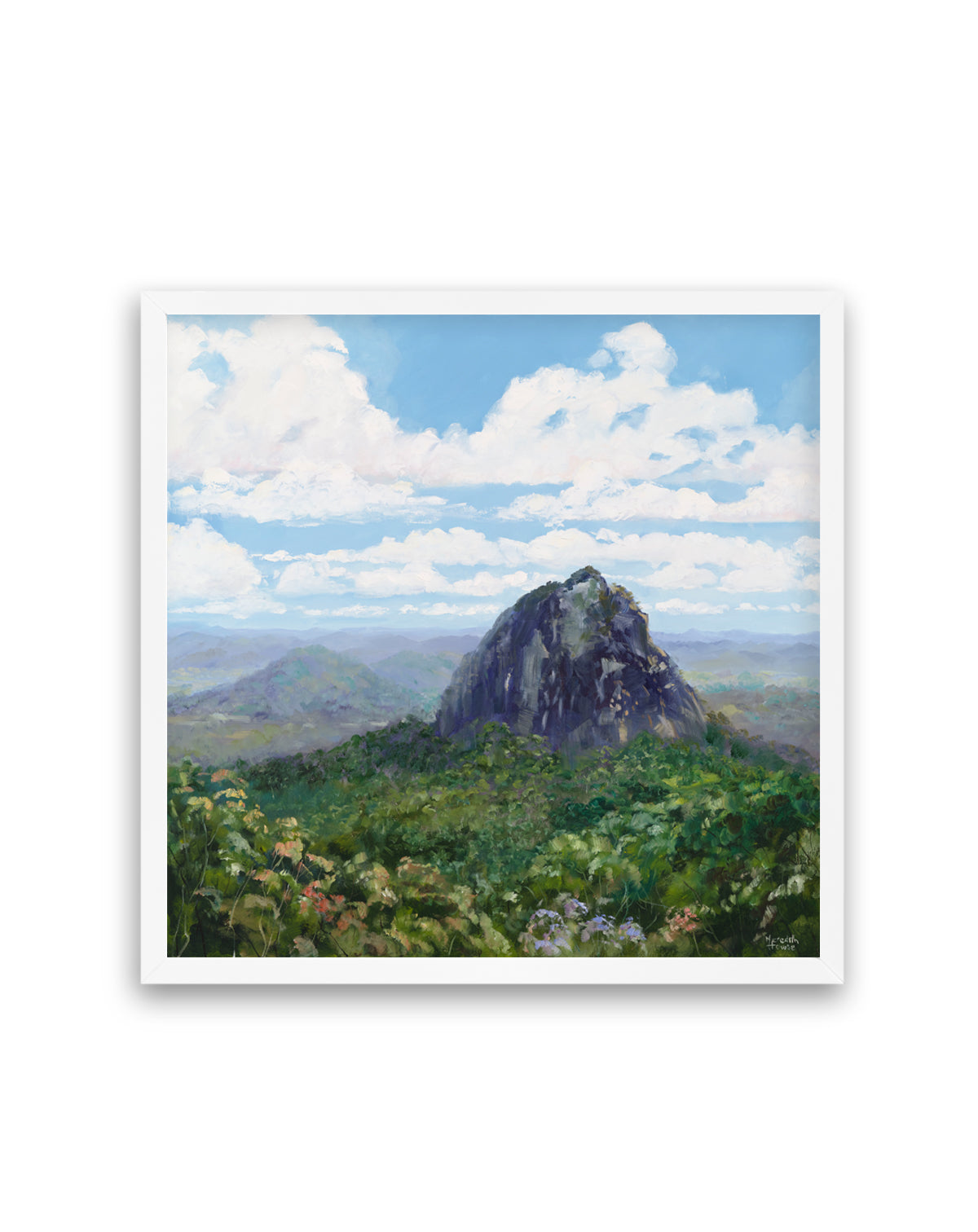 Mount Tibrogargan by Meredith Howse | Art Print