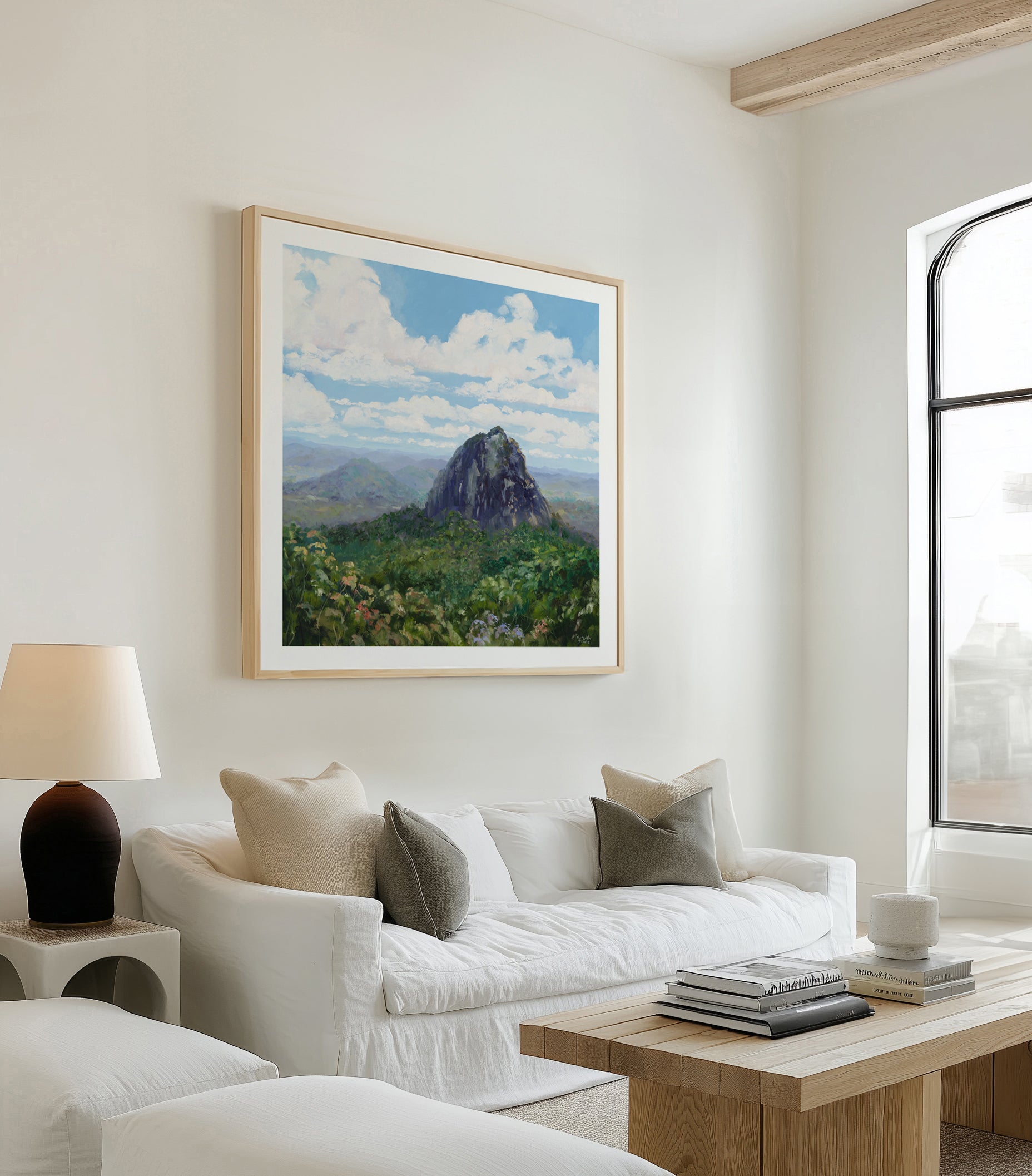 Mount Tibrogargan by Meredith Howse | Art Print