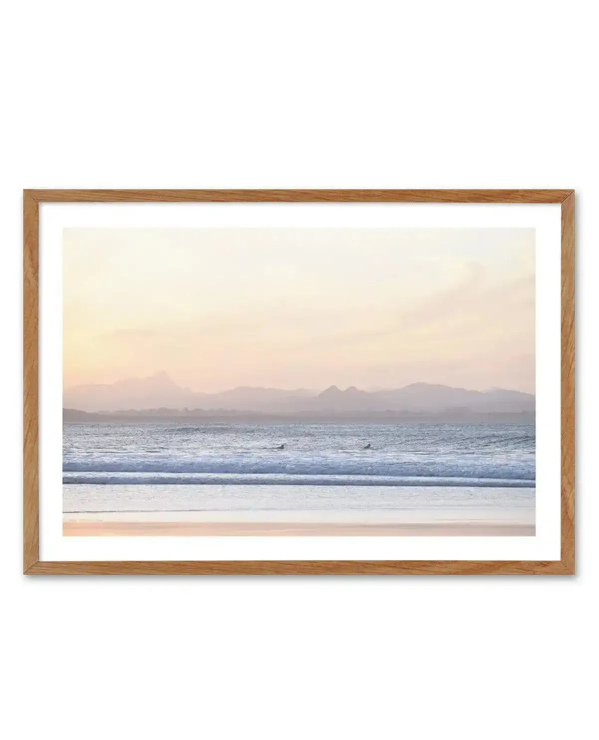 Mount Warning, Surfers View | Byron Art Print-PRINT-Olive et Oriel-Olive et Oriel-50x70 cm | 19.6" x 27.5"-Walnut-With White Border-Buy-Australian-Art-Prints-Online-with-Olive-et-Oriel-Your-Artwork-Specialists-Austrailia-Decorate-With-Coastal-Photo-Wall-Art-Prints-From-Our-Beach-House-Artwork-Collection-Fine-Poster-and-Framed-Artwork