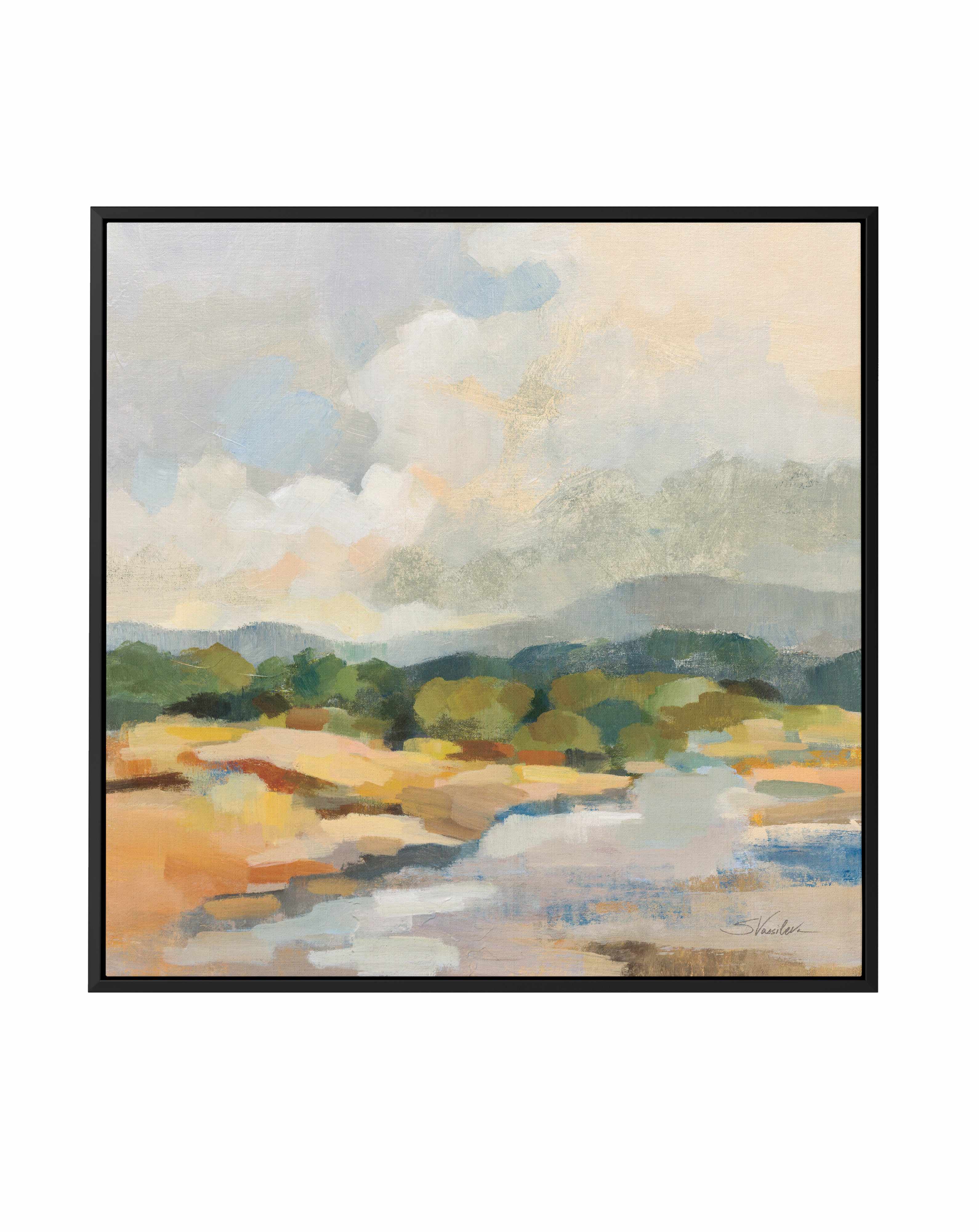 Mountain Creek | Framed Canvas Art Print