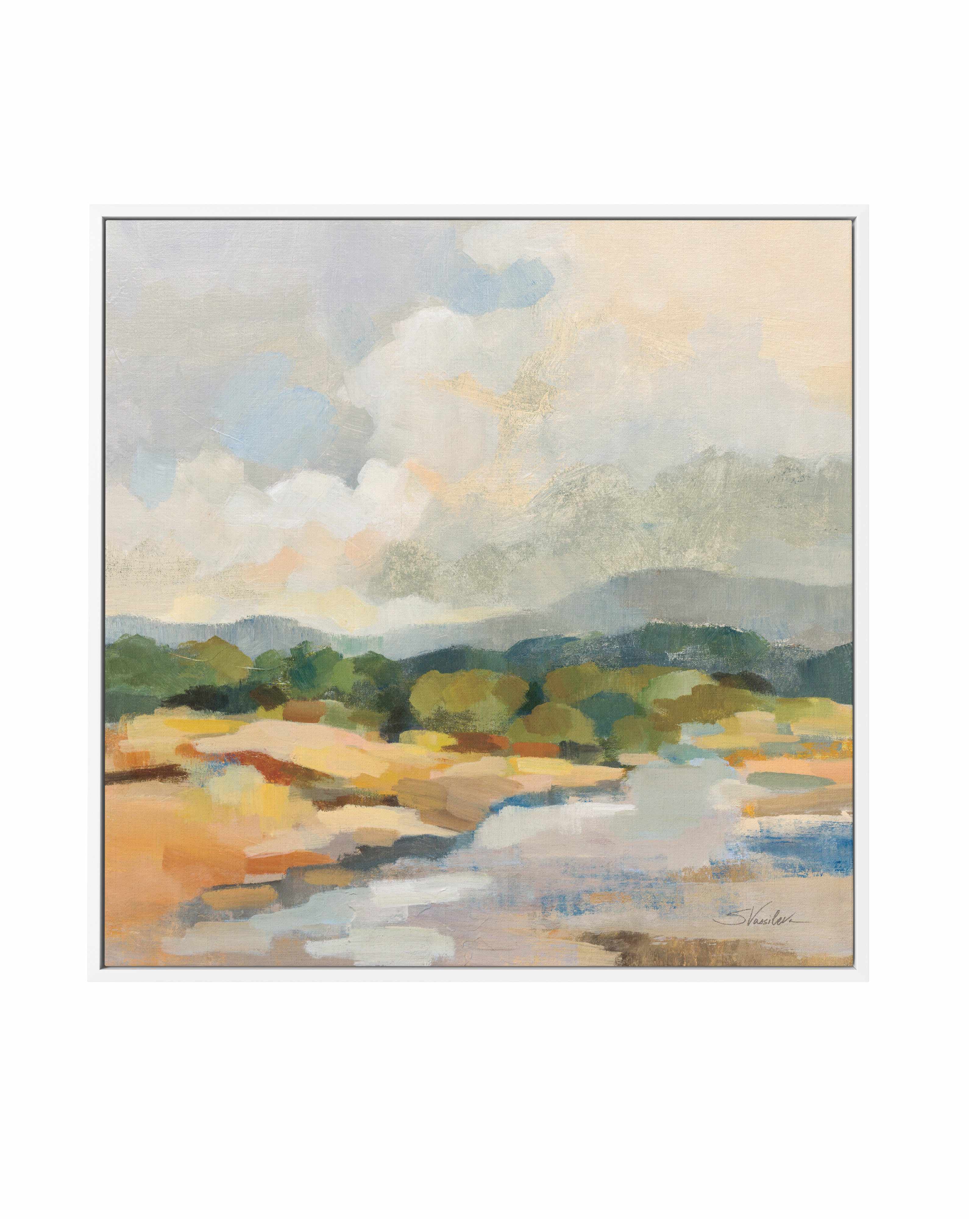 Mountain Creek | Framed Canvas Art Print