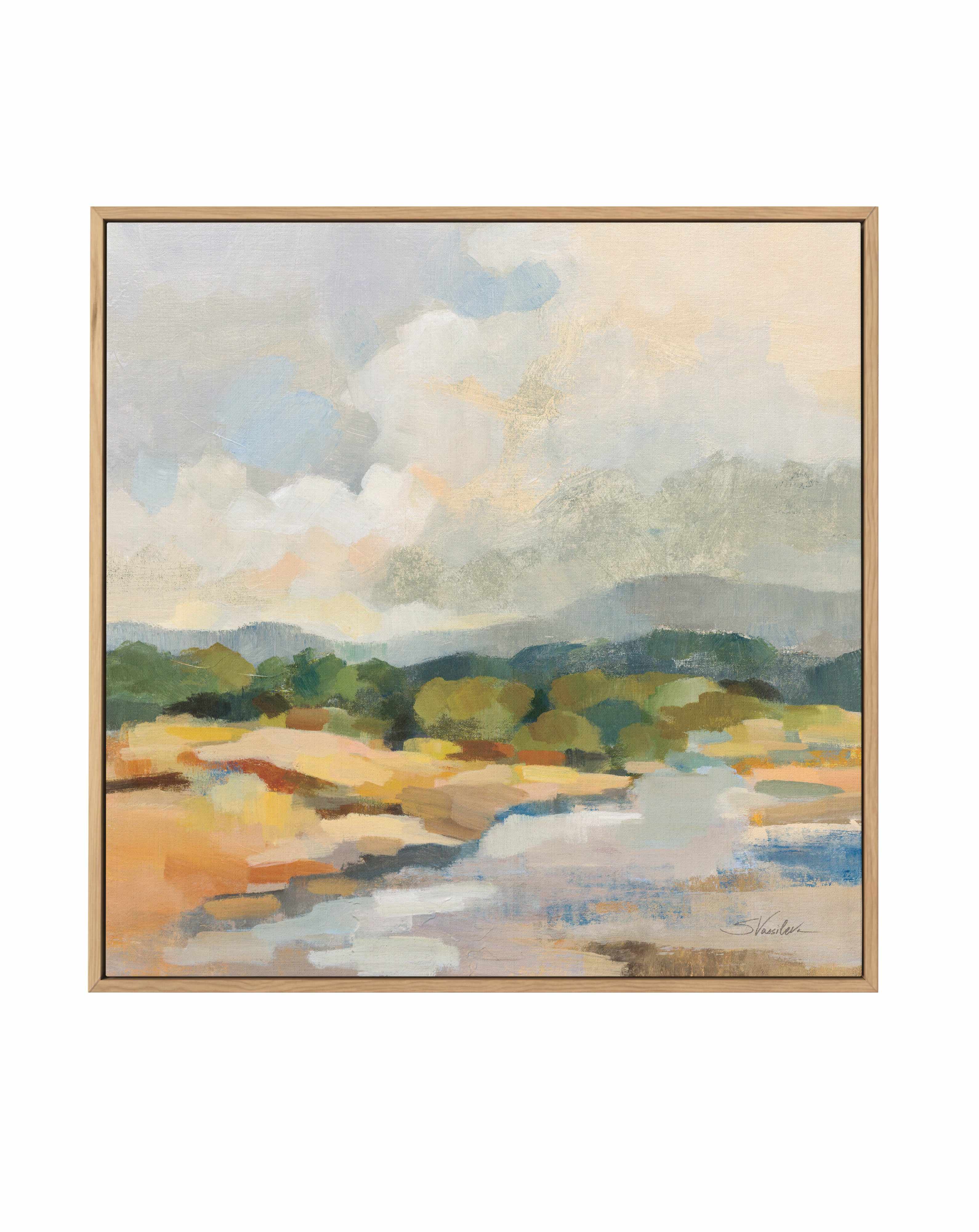 Mountain Creek | Framed Canvas Art Print