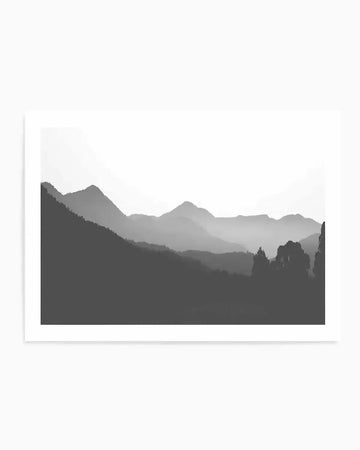 Mountain High  LS Art Print art print, framed