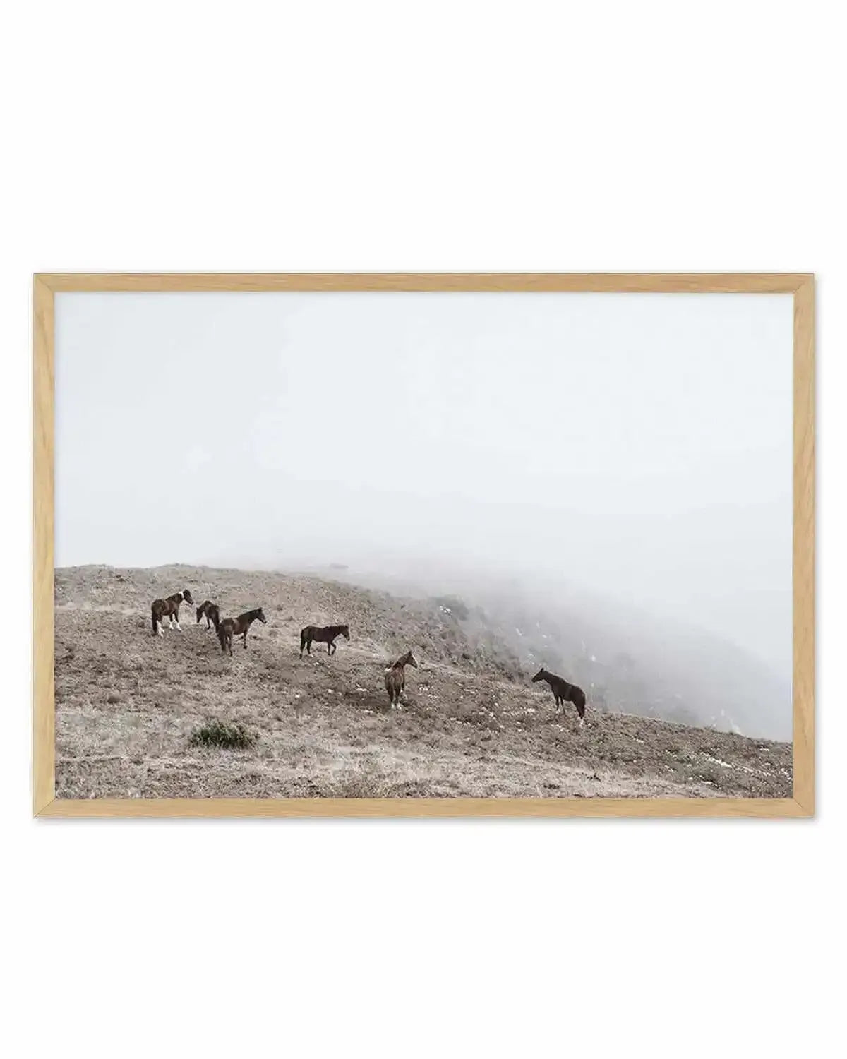 Mountain Horses | LS Art Print from Olive et Oriel where you can shop wallpaper and artworks online