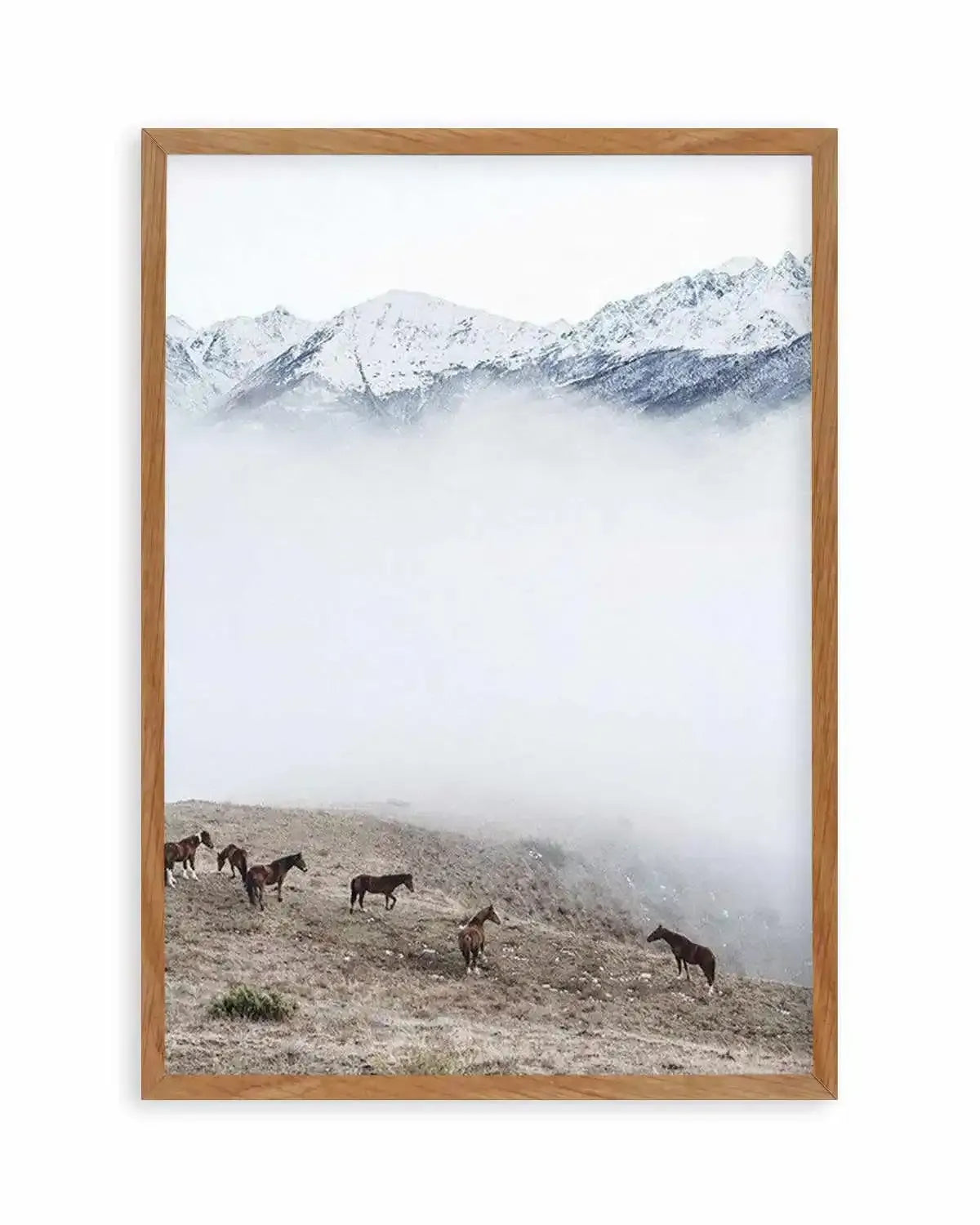 Mountain Horses | PT Art Print from Olive et Oriel where you can shop wallpaper and artworks online