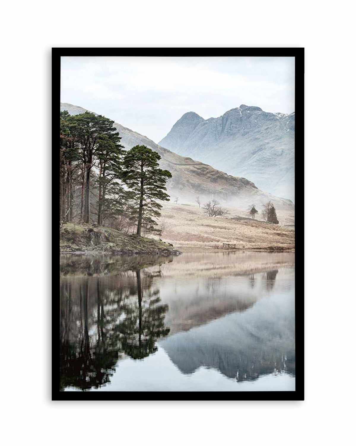 Mountain Reflections Art Print