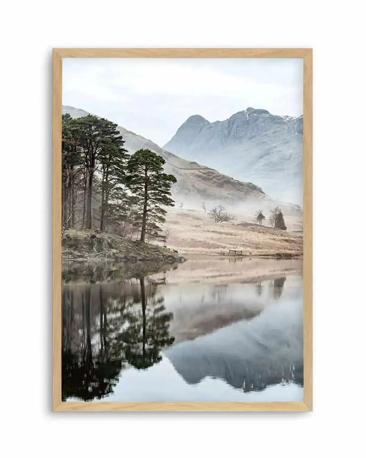 Mountain Reflections Art Print from Olive et Oriel where you can shop wallpaper and artworks online