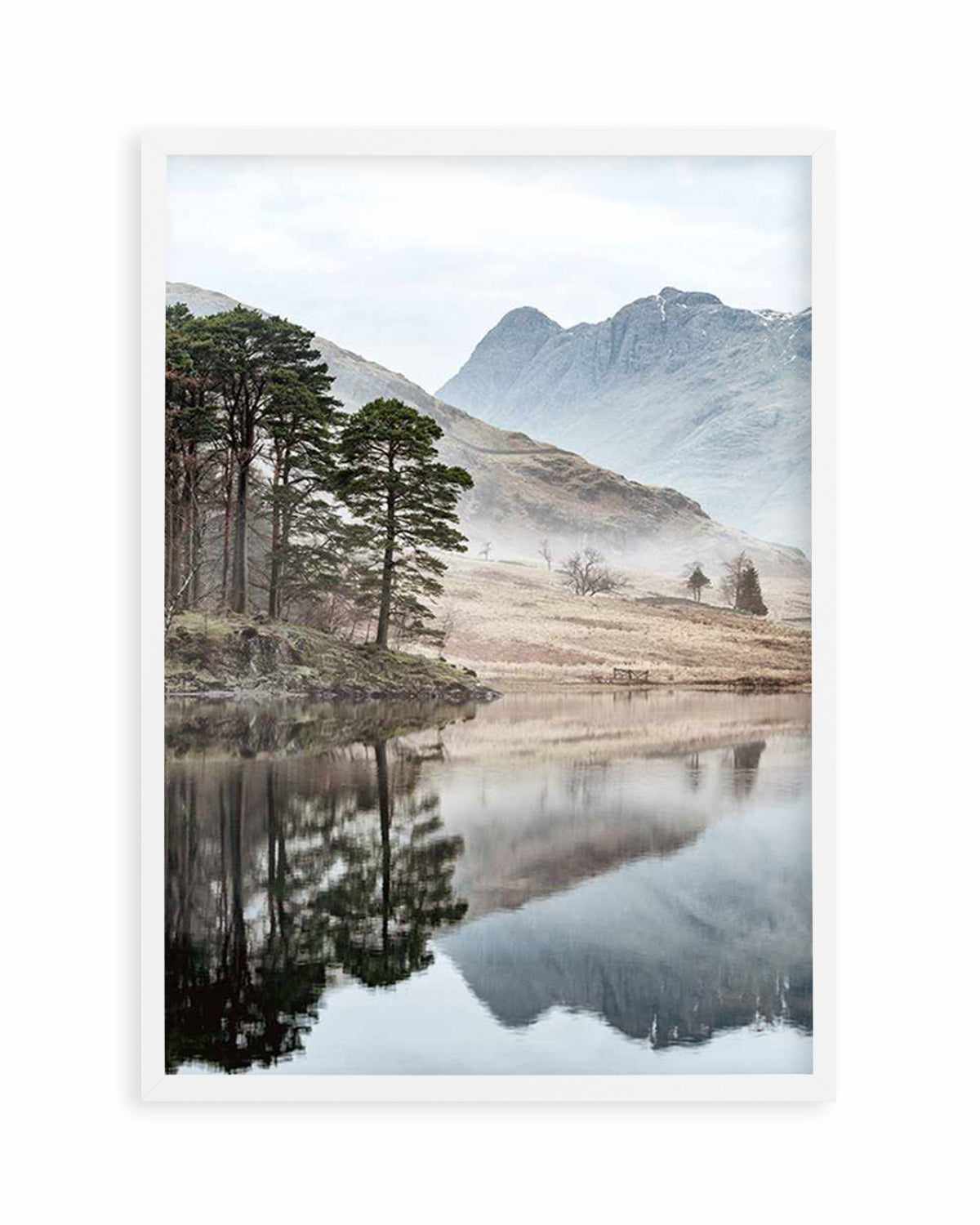 Mountain Reflections Art Print