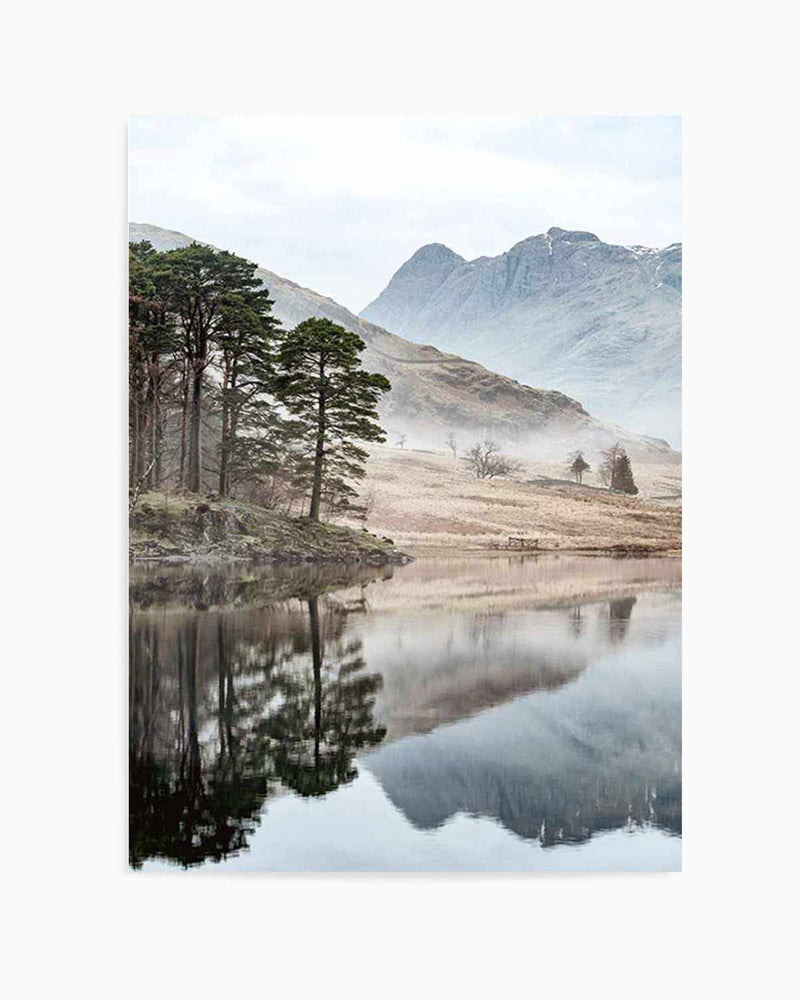 SHOP Mountain Reflections Landscape Photographic Art Print or Poster ...