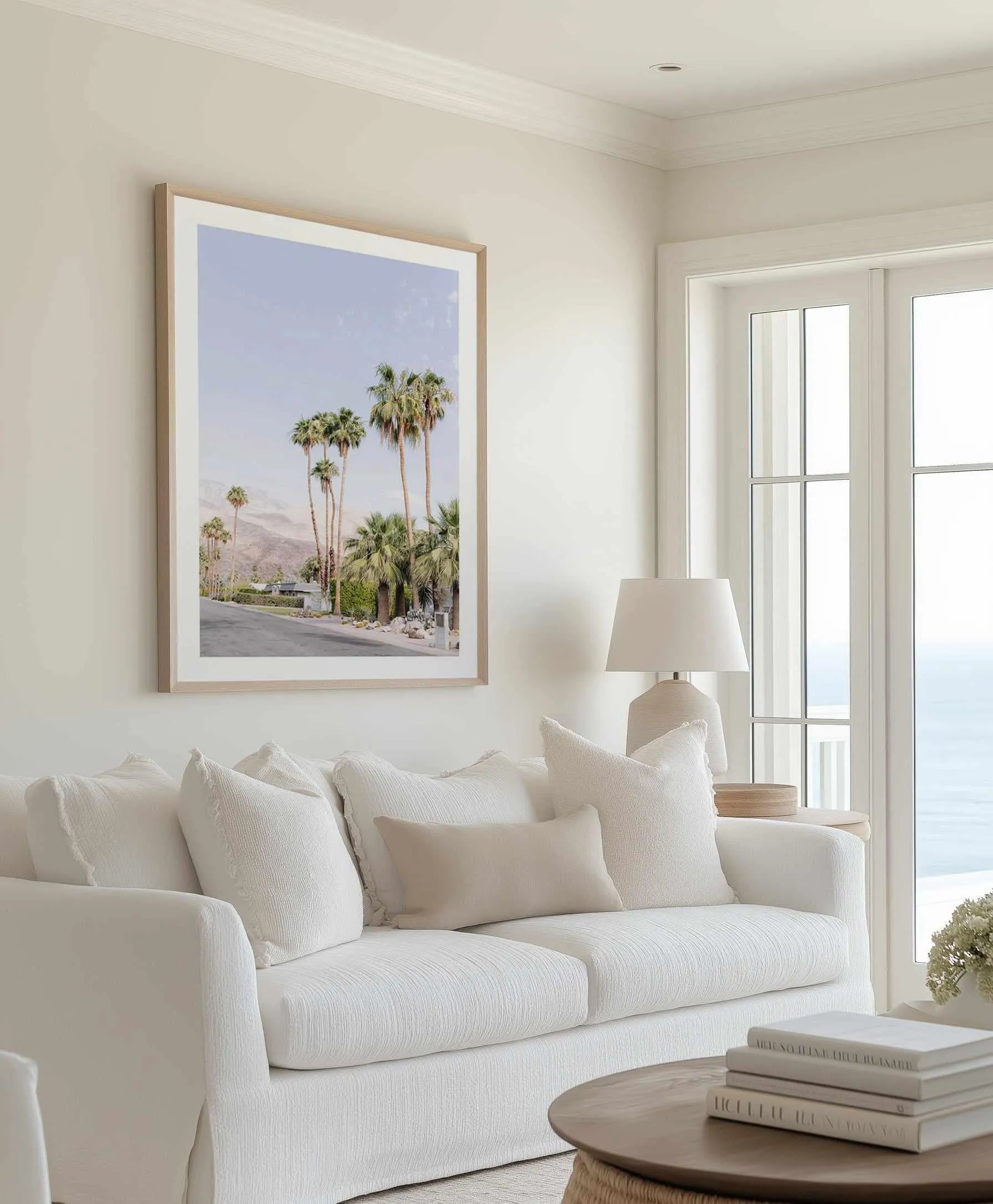 Mountain View Drive, Palm Springs Art Print from Olive et Oriel where you can shop wallpaper and artworks online