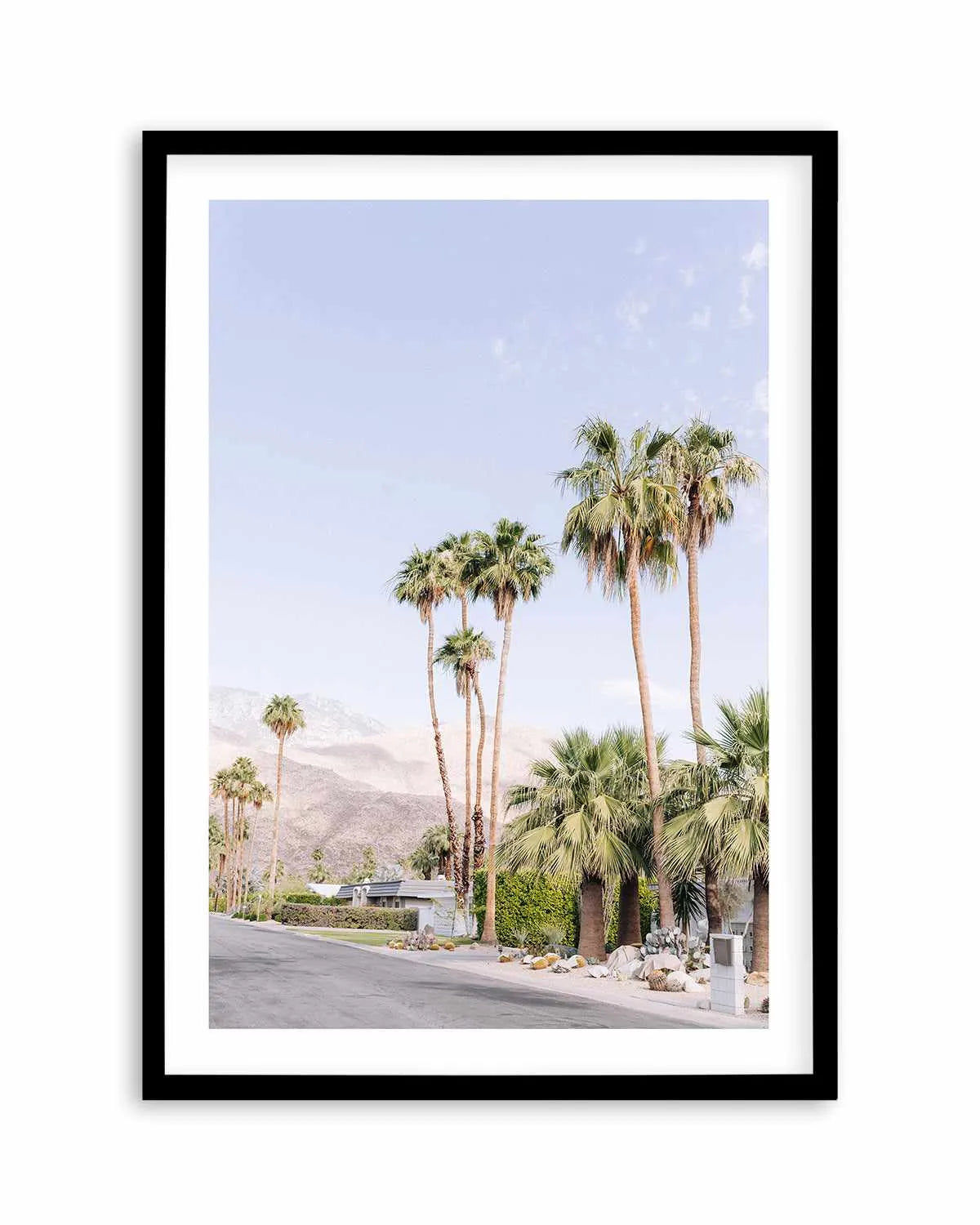 Mountain View Drive, Palm Springs Art Print from Olive et Oriel where you can shop wallpaper and artworks online