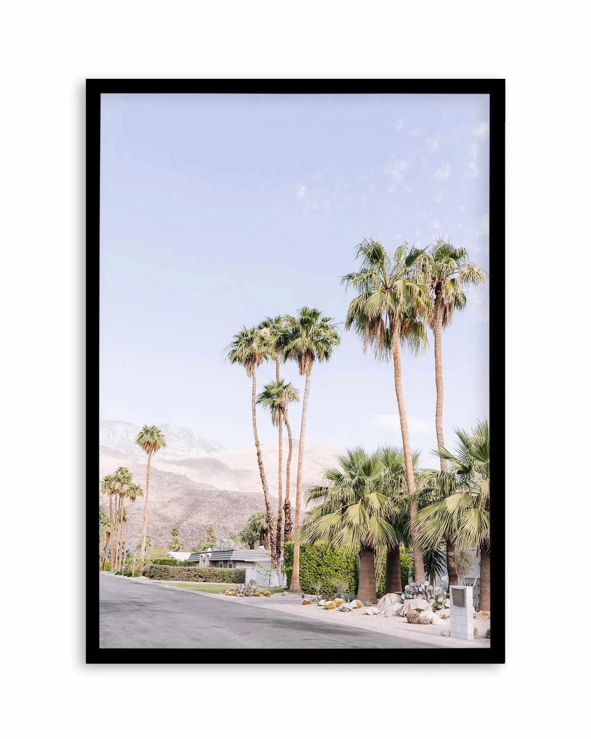 Mountain View Drive, Palm Springs Art Print from Olive et Oriel where you can shop wallpaper and artworks online